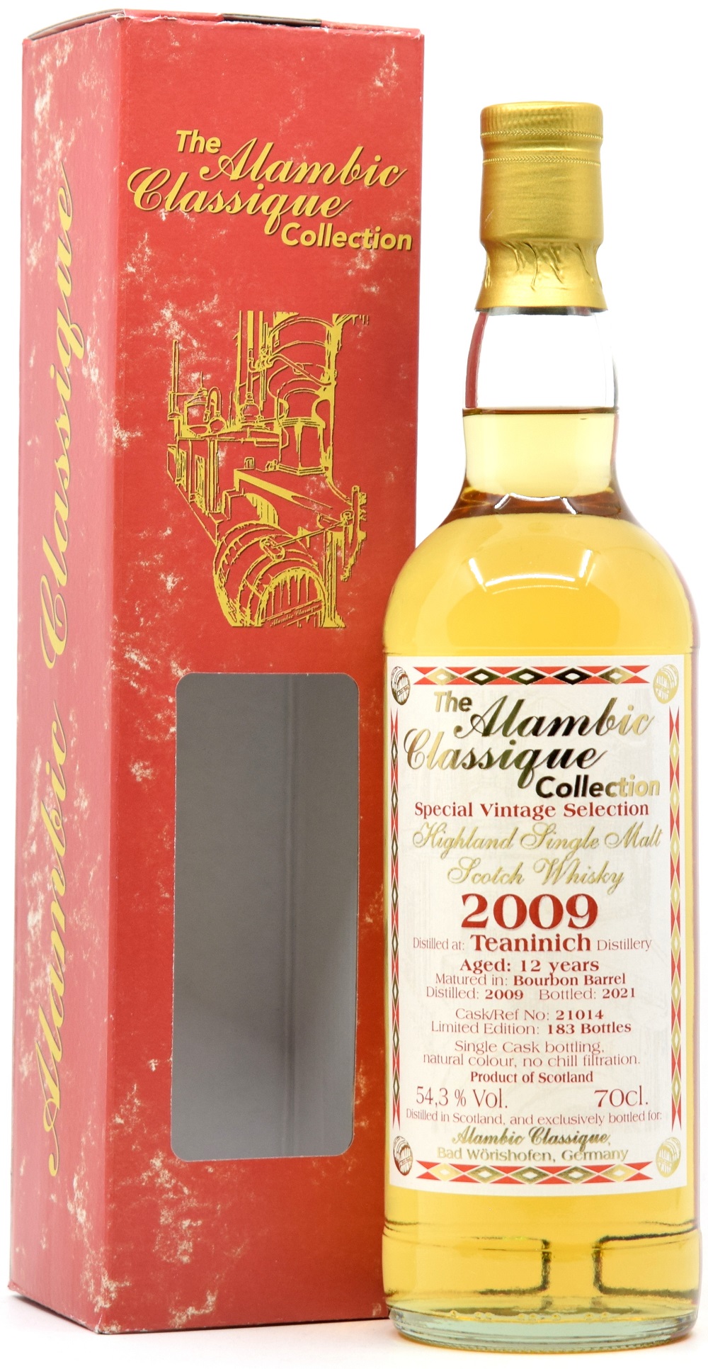 Teaninich 12 Jahre 2009/2021 Alambic Classique 54,3% vol.