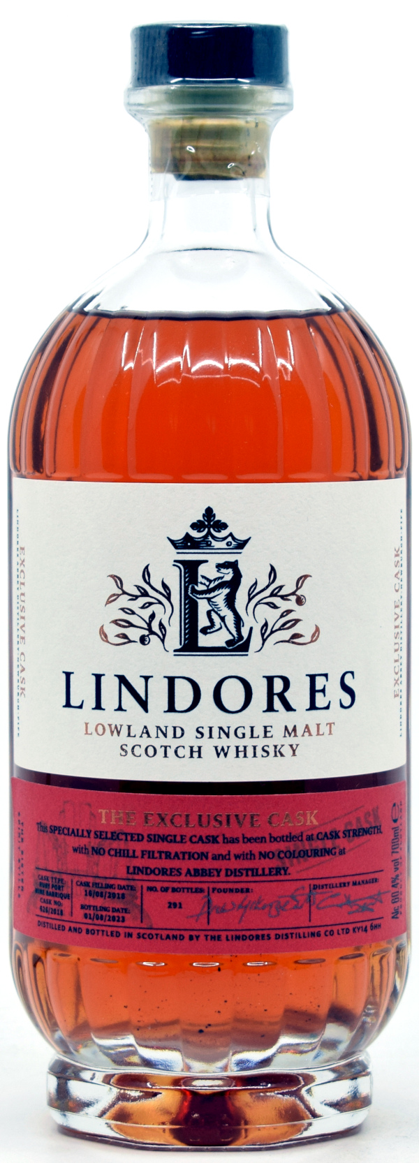 lindores_Port_SC Lindores Abbey 2018/2023 Ruby Port Single Cask #18/0626 60,4% vol.