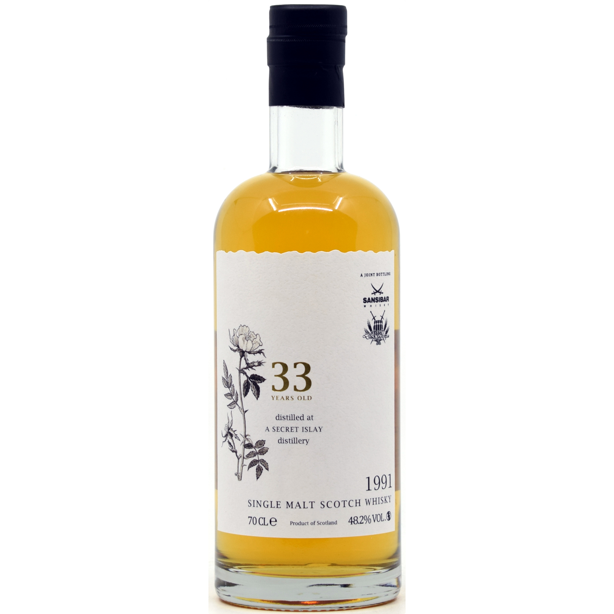 islay_33_WL Secret Islay 33 Jahre 1991/2025 White Label Jointbottling Sansibar Whisky 48,2% vol.
