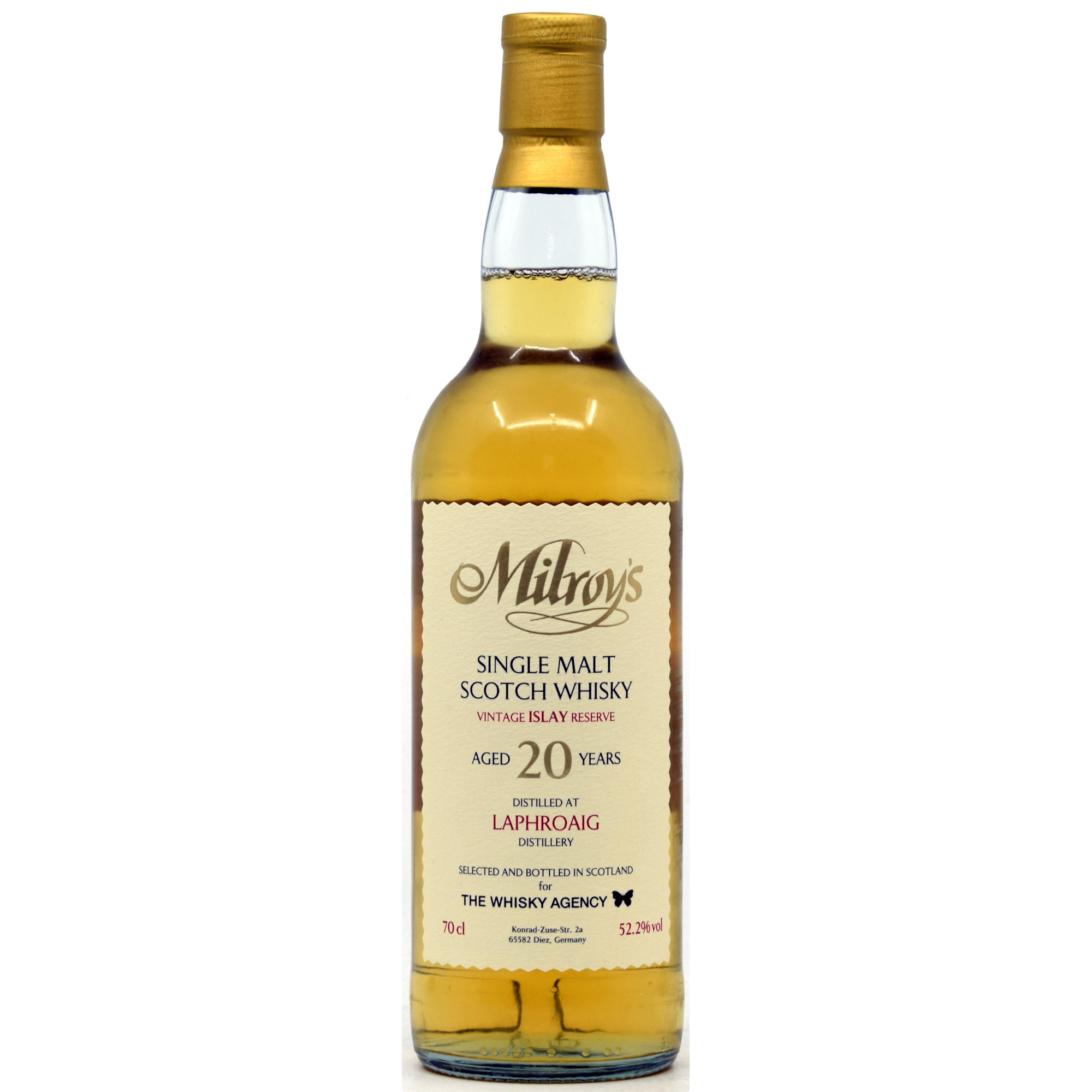 Laphroaig 20 Jahre 2005/2026 Milroy's x The Whisky Agency 52,2% vol.