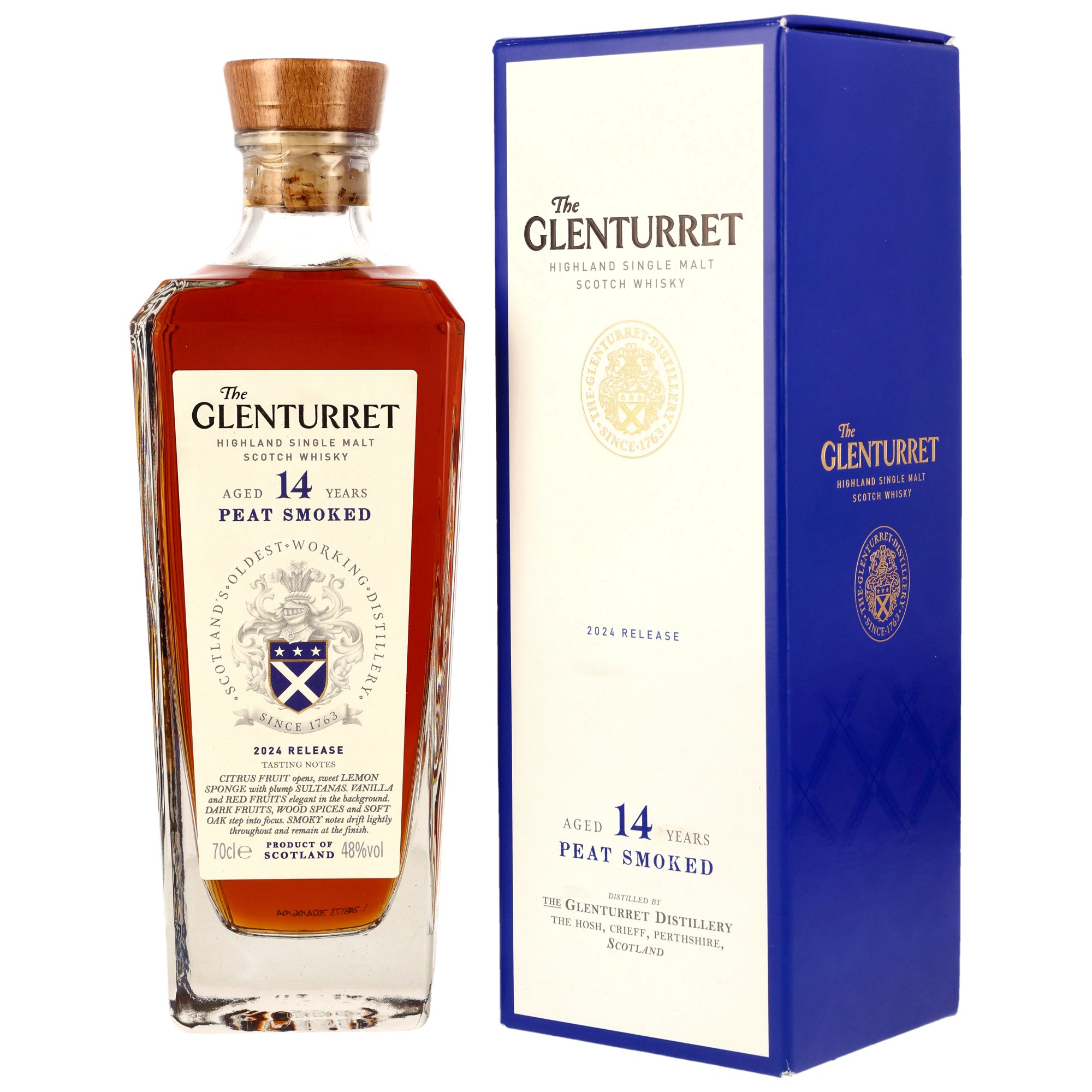 Glenturret 14 Jahre Peat Smoked Release 2024 48% vol.
