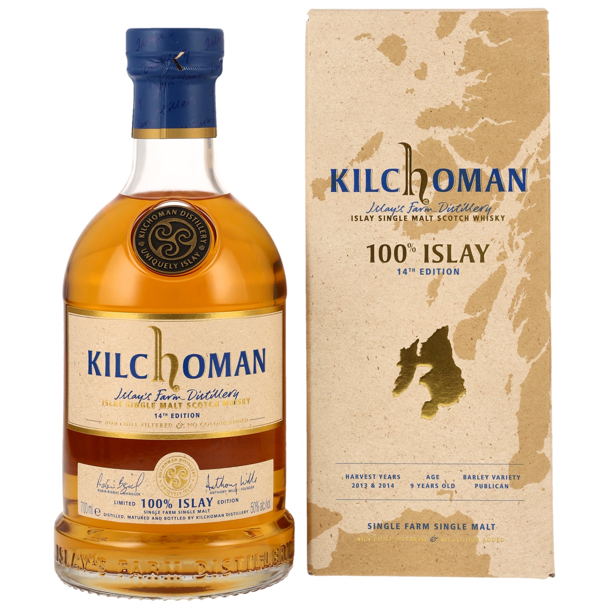 Kilchoman-14th-Edition Kilchoman 9 Jahre 100% Islay 14th Release 50% vol.
