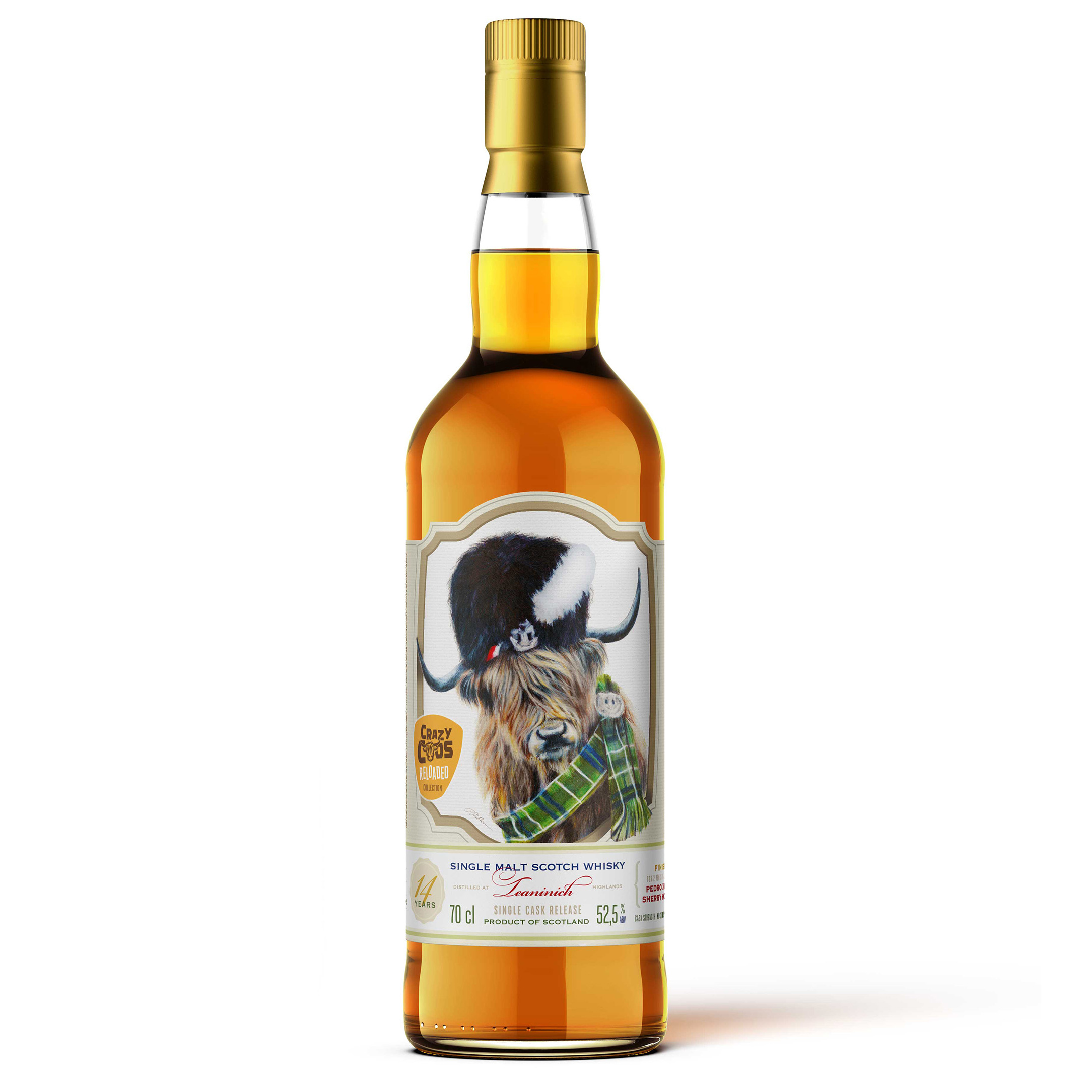 Teaninich 14 Jahre 2011/2025 PX Sherry Cask The Caskhound Crazy Coos Reloaded #6 52,5% vol.