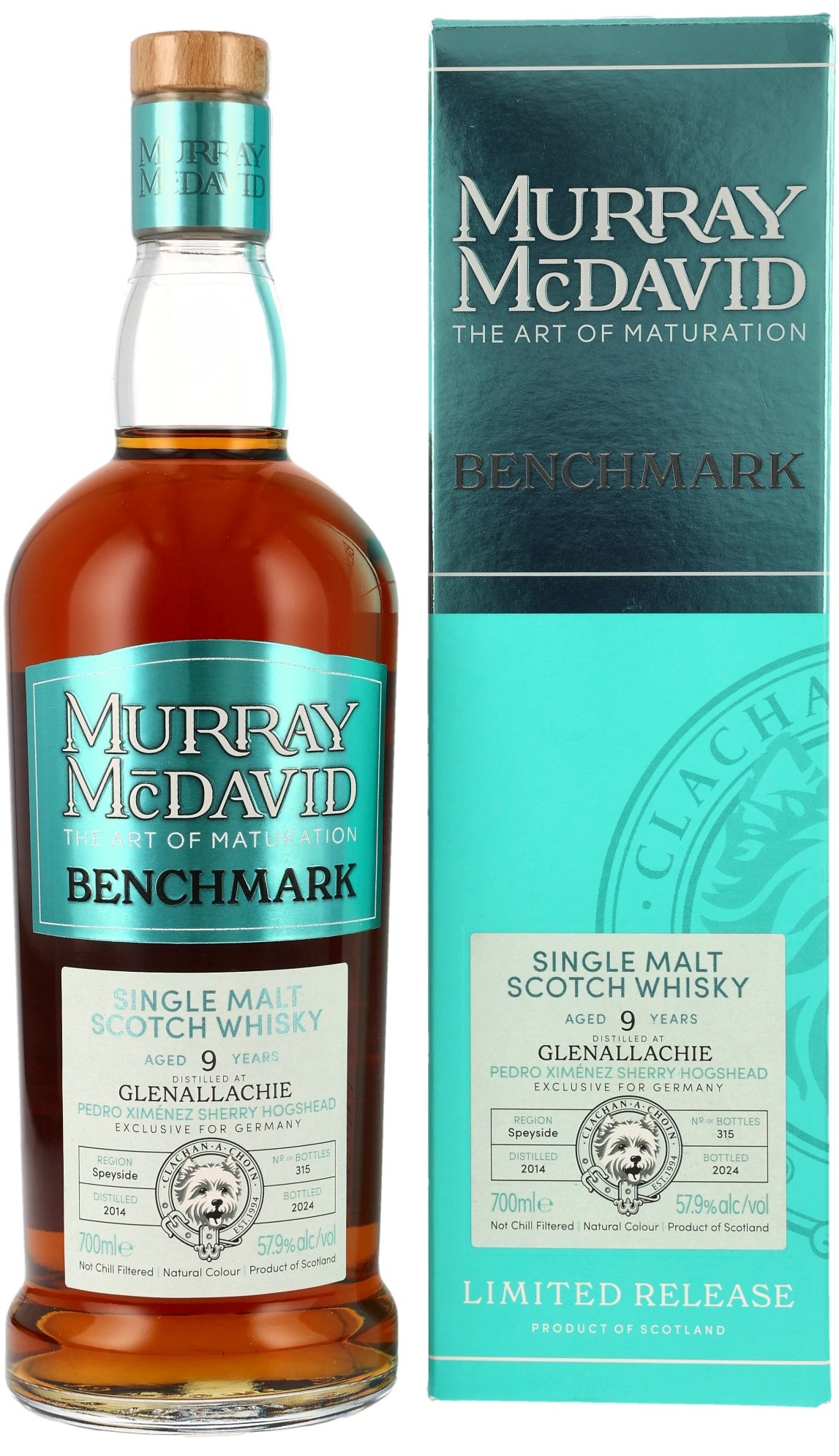 Glenallachie-2014-PX GlenAllachie 2014/2024 PX Sherry Hogshead Murray McDavid Benchmark 57,9% vol.