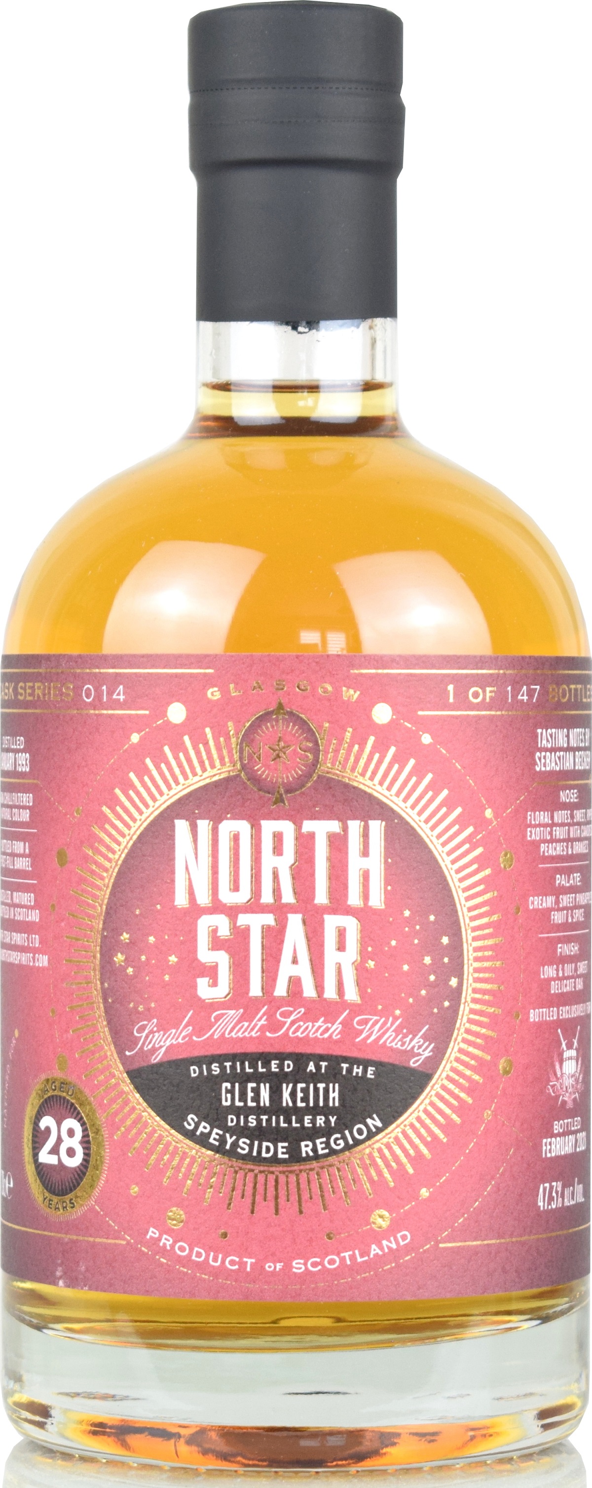 Glen Keith 28 Jahre 1993/2021 North Star Spirits for deinwhisky.de 47,3% vol.