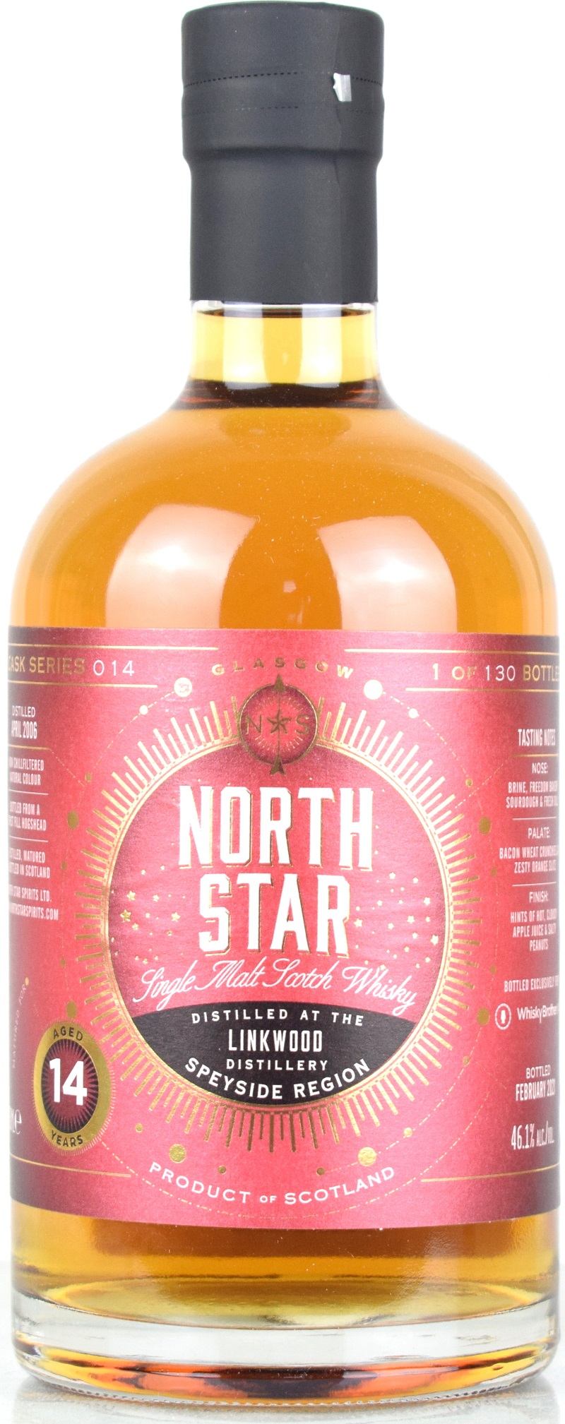 linkwood_14_NSS Linkwood 14 Jahre 2006/2021 North Star Spirits for Whiskybrothers 46,1% vol.