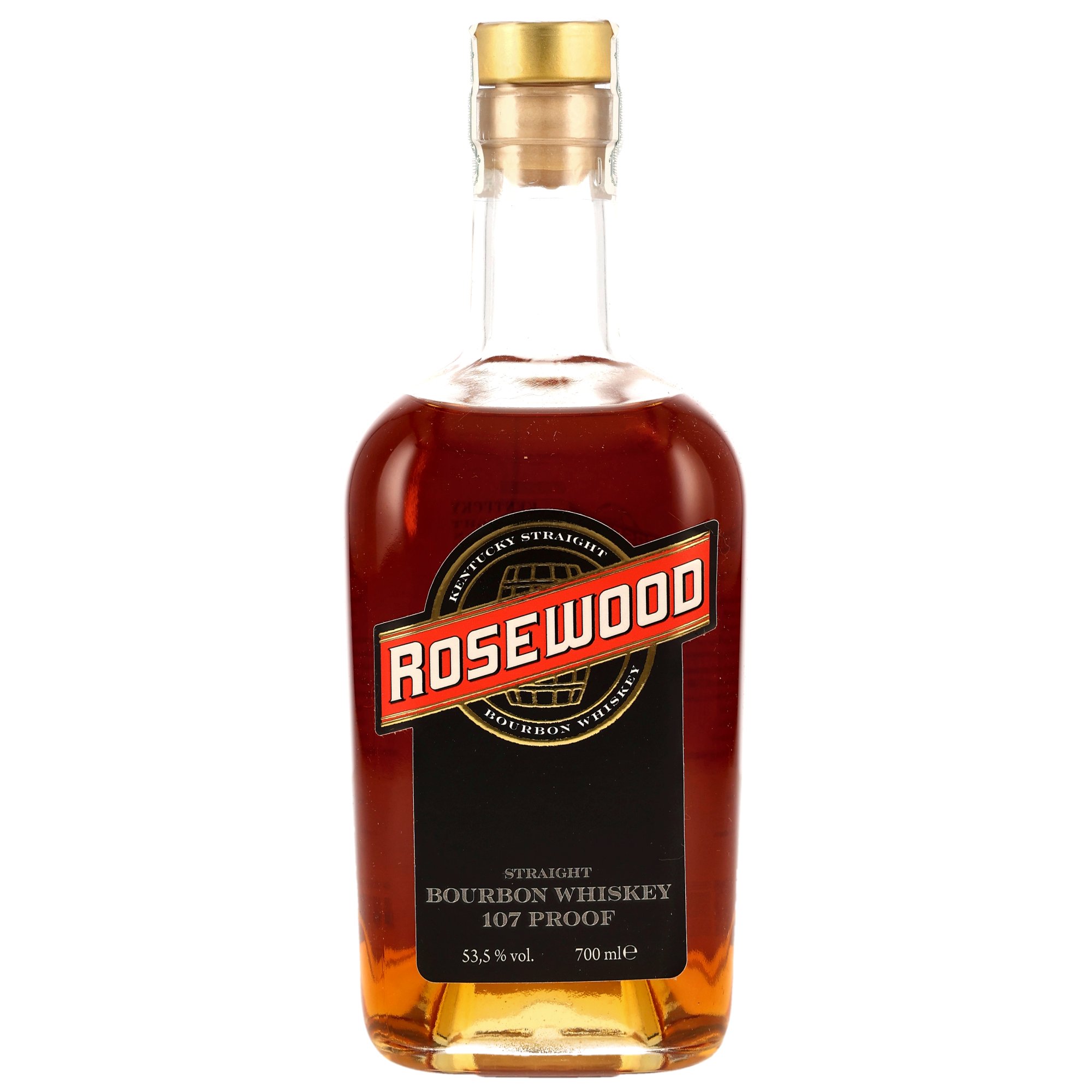 Rosewood Kentucky Straight Bourbon Whiskey 107 Proof 53,5% vol.