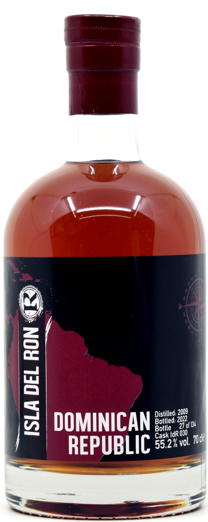 dominique_IdR Dominican Republic Rum 13 Jahre 2009/2022 Isla del Ron 55,2% vol.