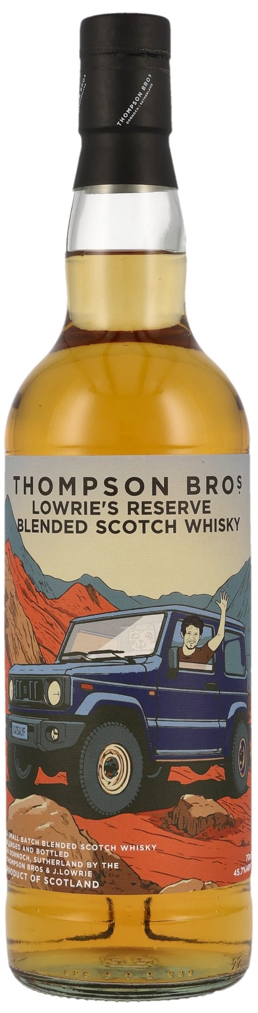 Lowries-Blended-Scotch-Whisky-Thompson-Bros Lowrie's Reserve Blended Whisky Thompson Bros 45,7% vol.