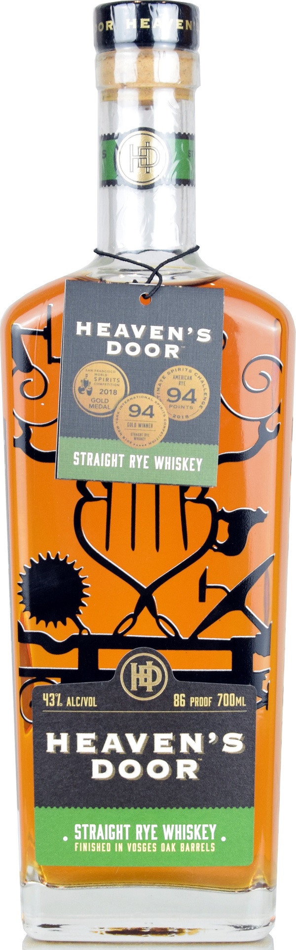 heavens_door_rye Heaven's Door Tennessee Straight Rye 43% vol.