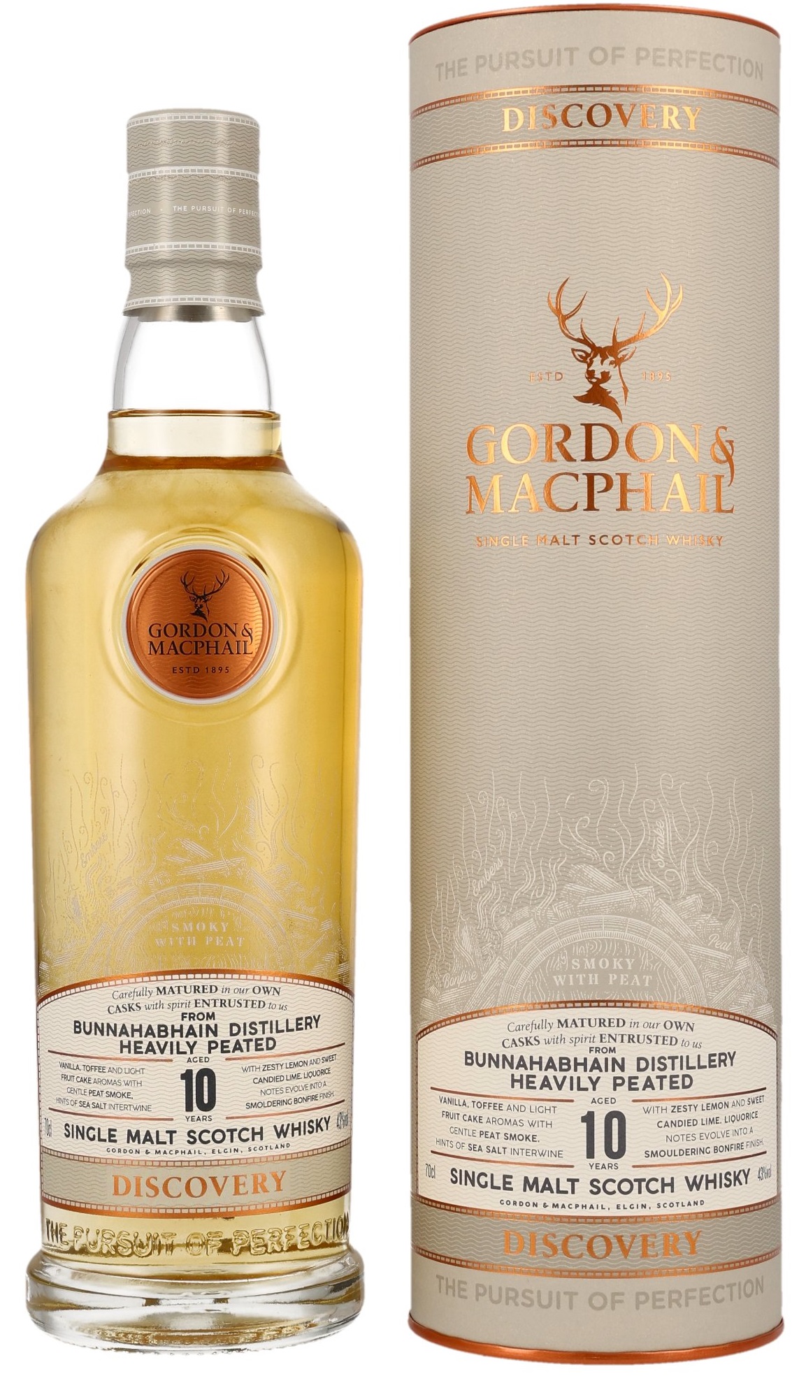 Bunnahabhain 10 Jahre Heavily Peated Gordon & MacPhail Discovery Range