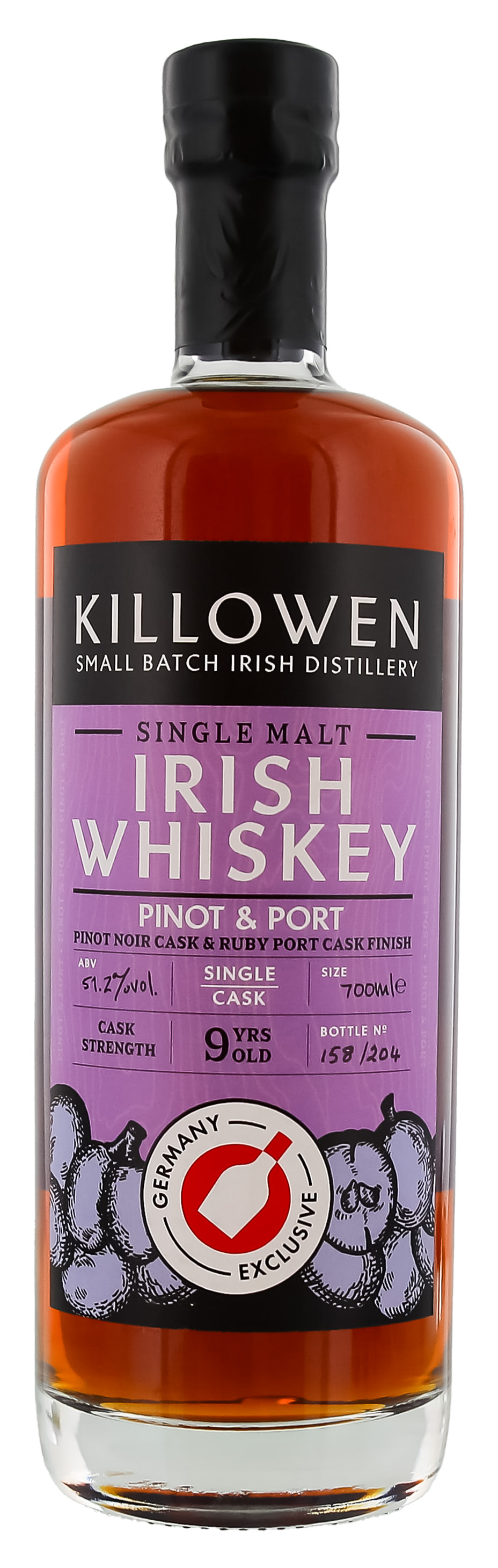 Killowen 9 Jahre Pinot Noir & Ruby Port Cask Germany Exclusive 51,2% vol.