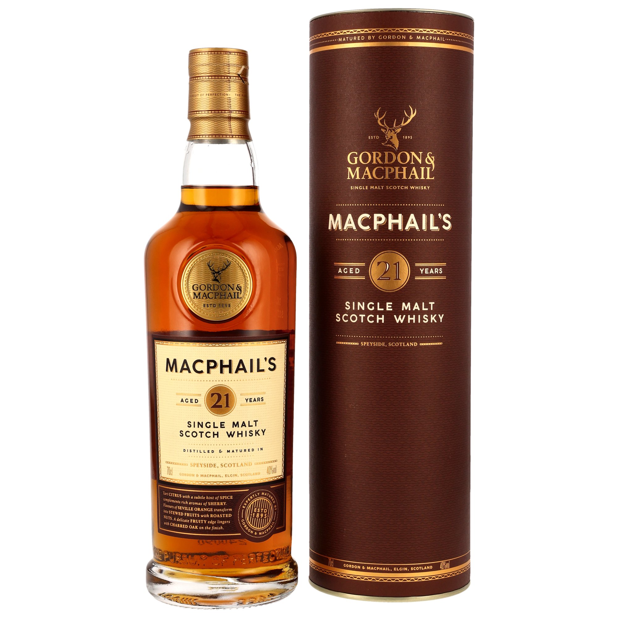 MacPhail's 21 Jahre Gordon & MacPhail 40% vol.
