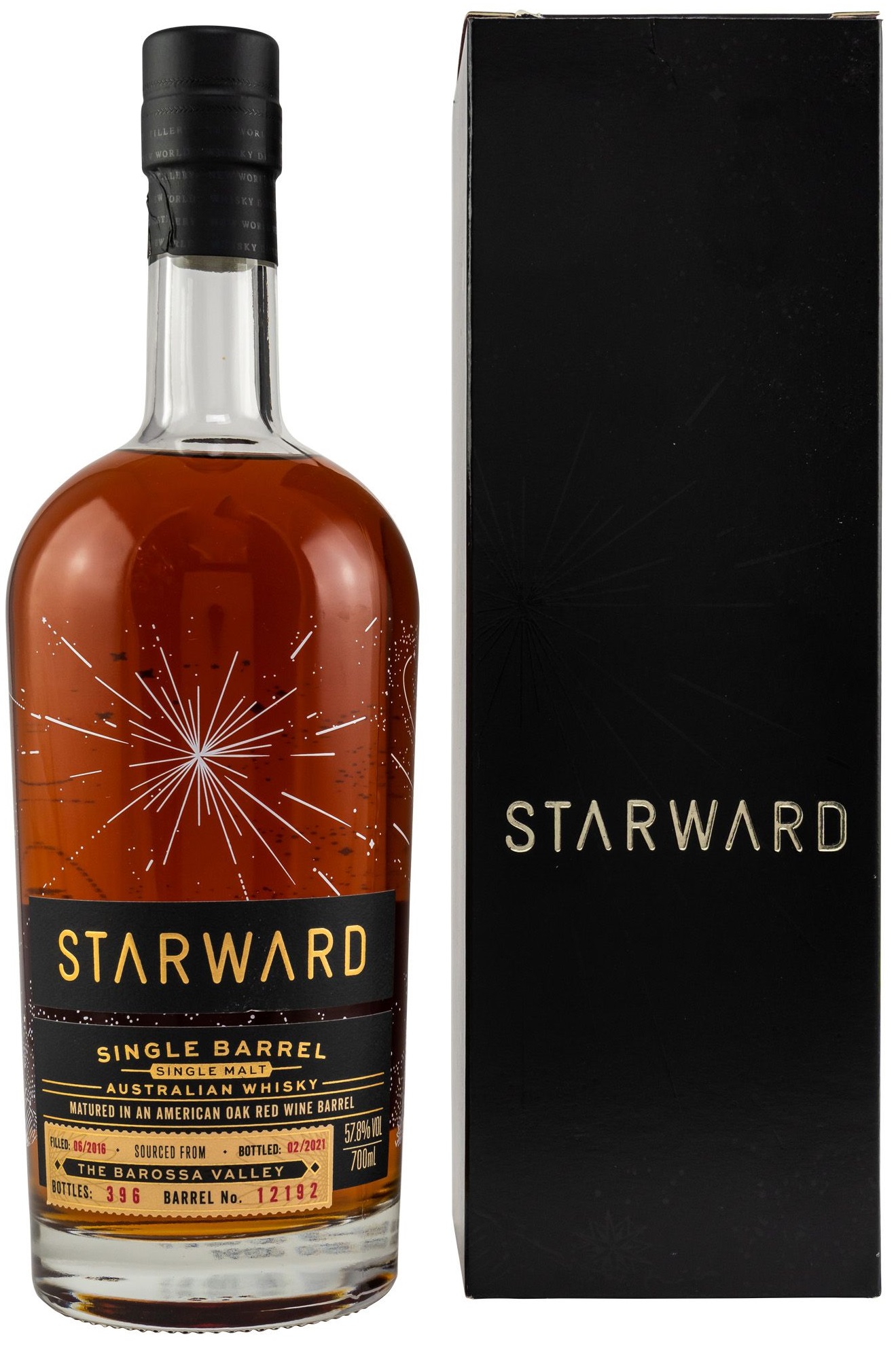 starward_12192 Starward 2016/2021 Single Cask #12192 57,8% vol.