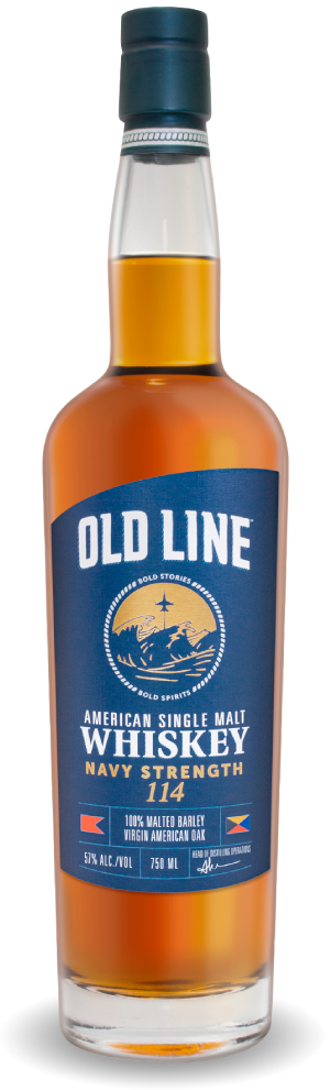 Old Line Navy Strength 114 American Single Malt 57% vol.