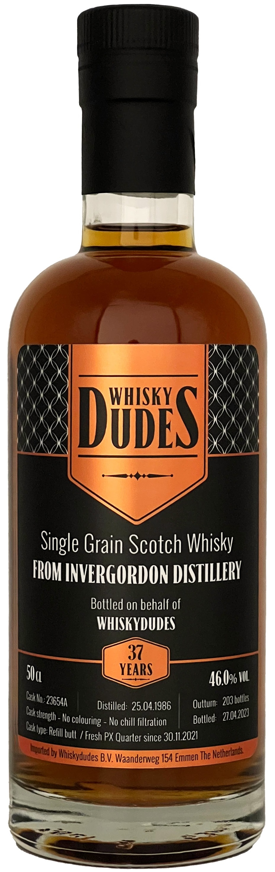 Invergordon3-WDS-1986-2023-37-yo-23654A Invergordon 37 Jahre 1986/2023 1st Fill PX Sherry Cask Whiskydudes 46% vol.