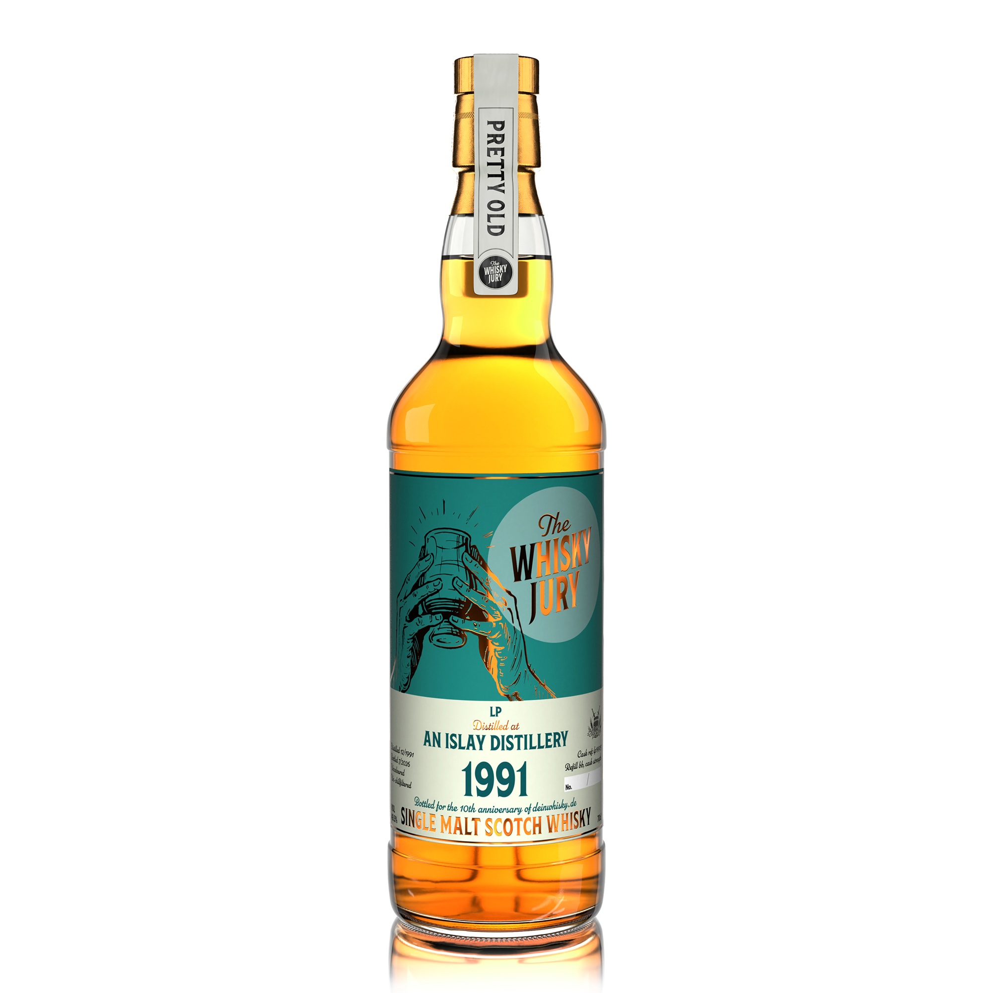 Secret Islay 34 Jahre 1991/2026 The Whisky Jury x 10th Anniversary deinwhisky.de 49,3% vol.