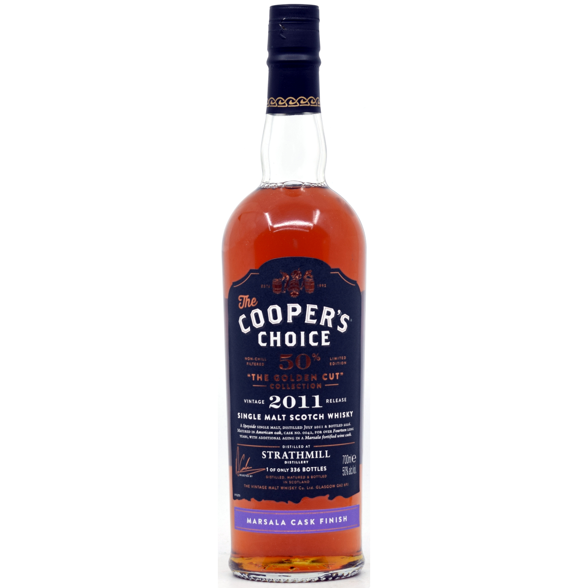 Strathmill 2011/2025 Marsala Cask Cooper's Choice Golden Cut 50% vol.