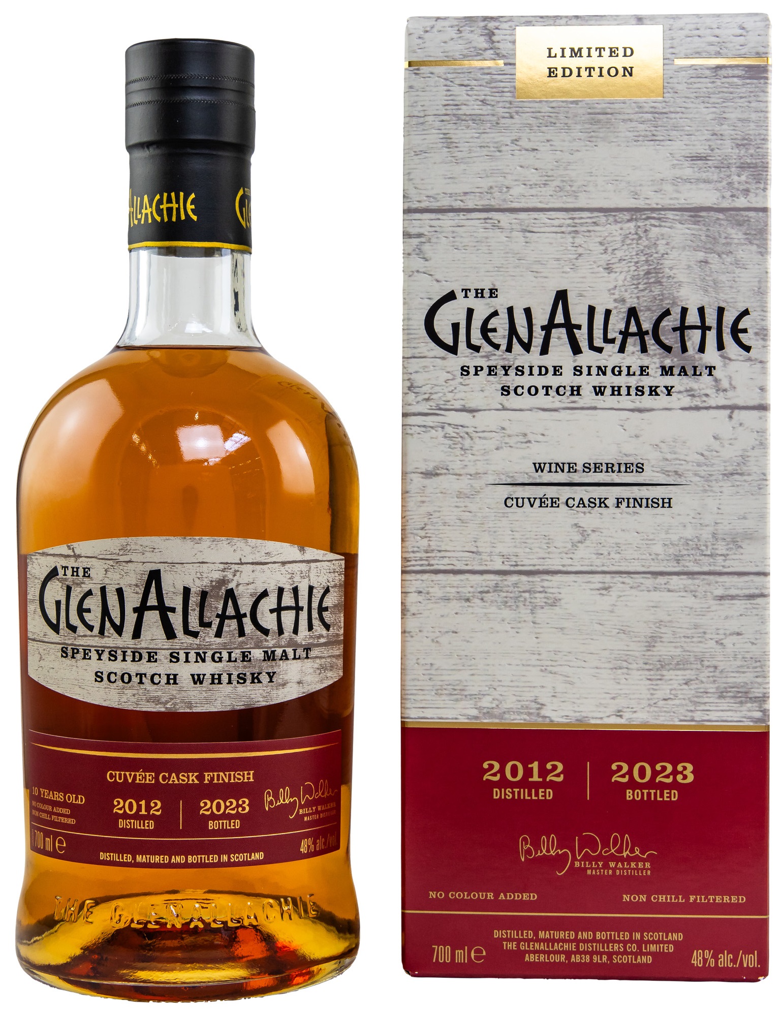 GlenAllachie-2012_wine GlenAllachie 10 Jahre 2012/2023 Wine Cask Cuvée 48% vol.
