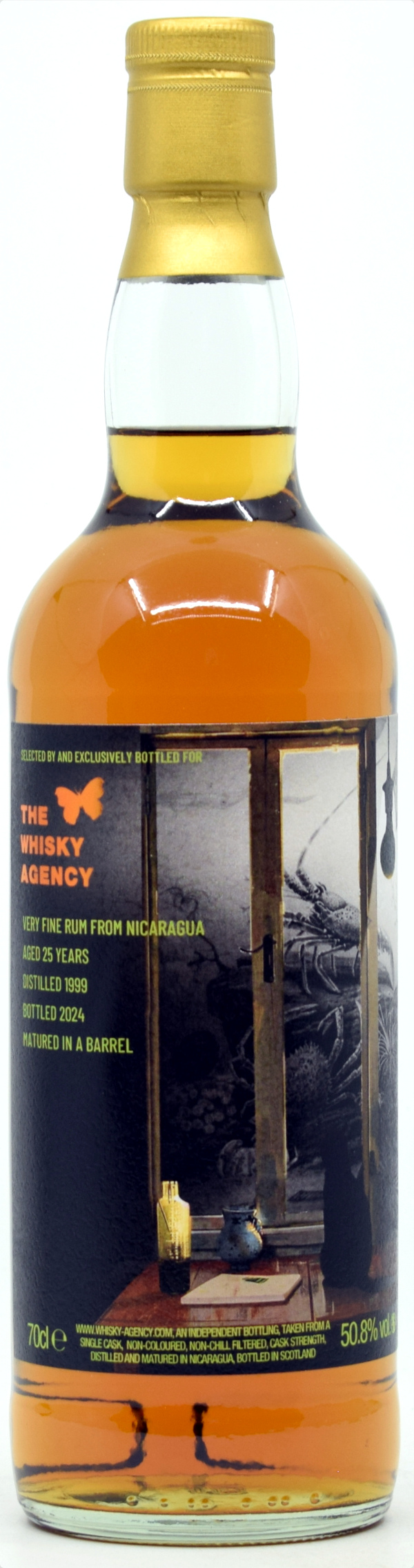 nicaragua_1999_TWA Nicaragua Rum 25 Jahre 1999/2024 The Whisky Agency 50,8% vol.