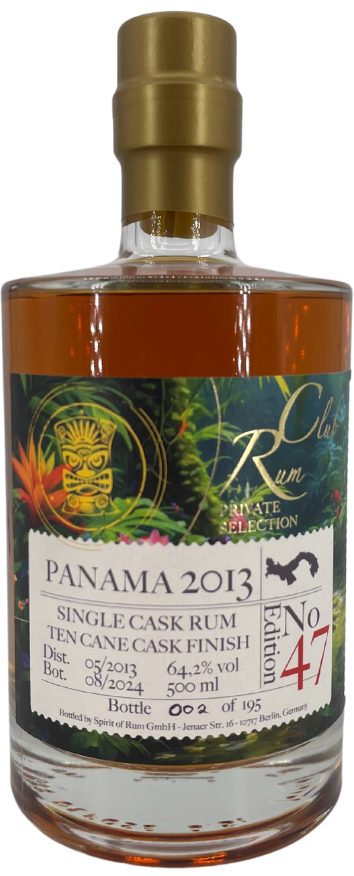 panama_2013_rumclub_47 Panama 2013/2024 Rum Club Private Edition #47 64,2% vol.