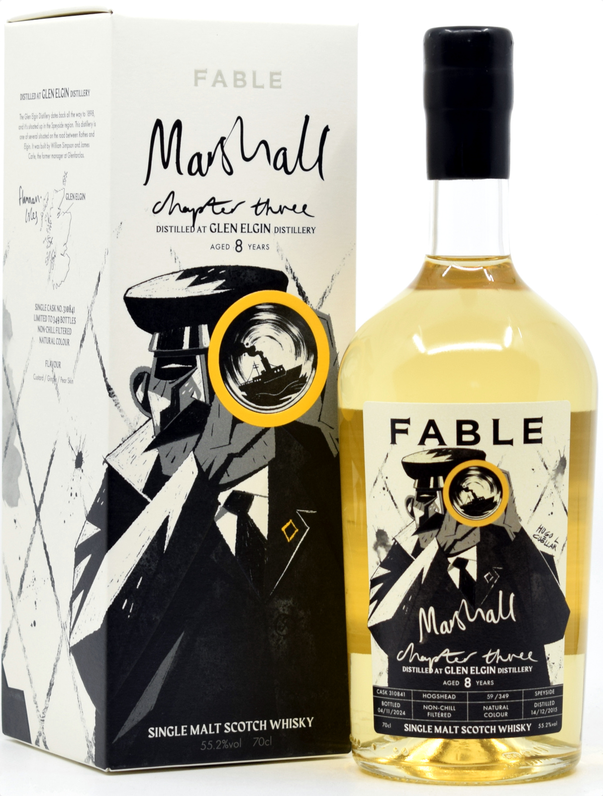 glen_elgin_8_fable Glen Elgin 8 Jahre 2015/2024 Fable Chapter three Marshall 55,2% vol.