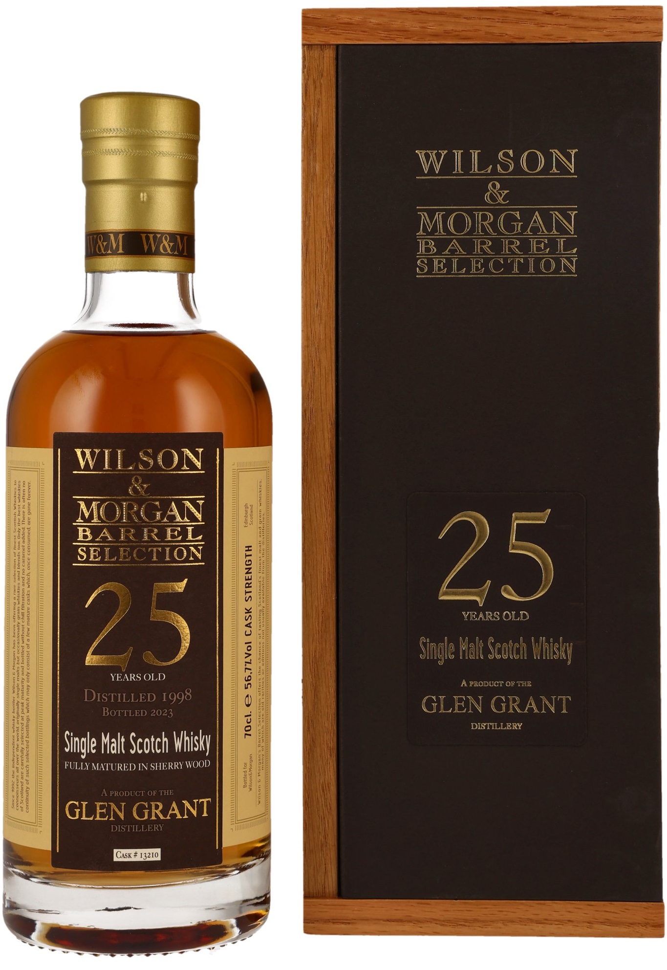 Glen-Grant-1998-WM Glen Grant 25 Jahre 1998/2023 Sherry Cask Wilson & Morgan 56,7% vol.