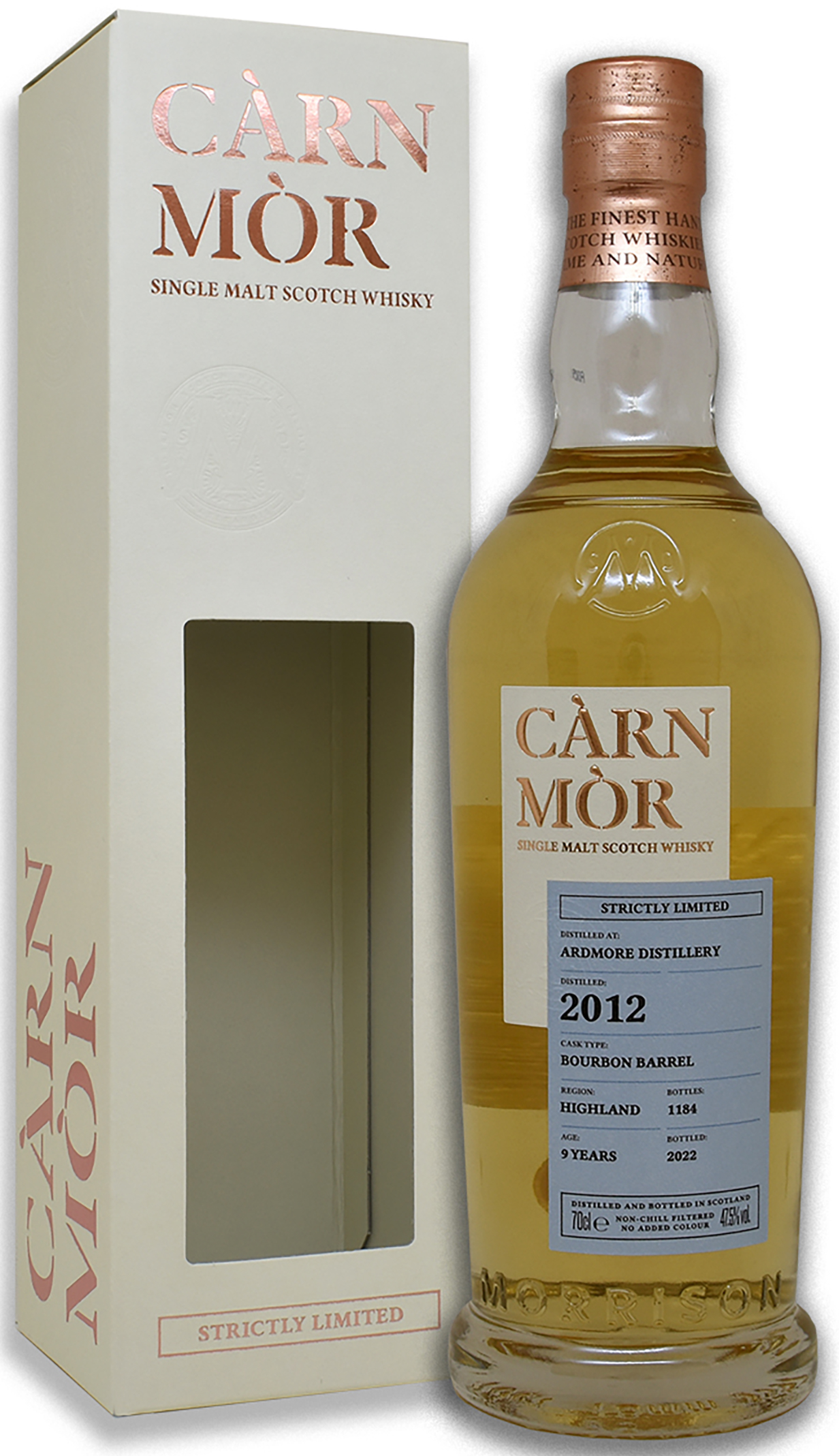 Ardmore_2012_CM Ardmore 9 Jahre 2012/2022 Carn Mor Strictly Limited 47,5% vol.