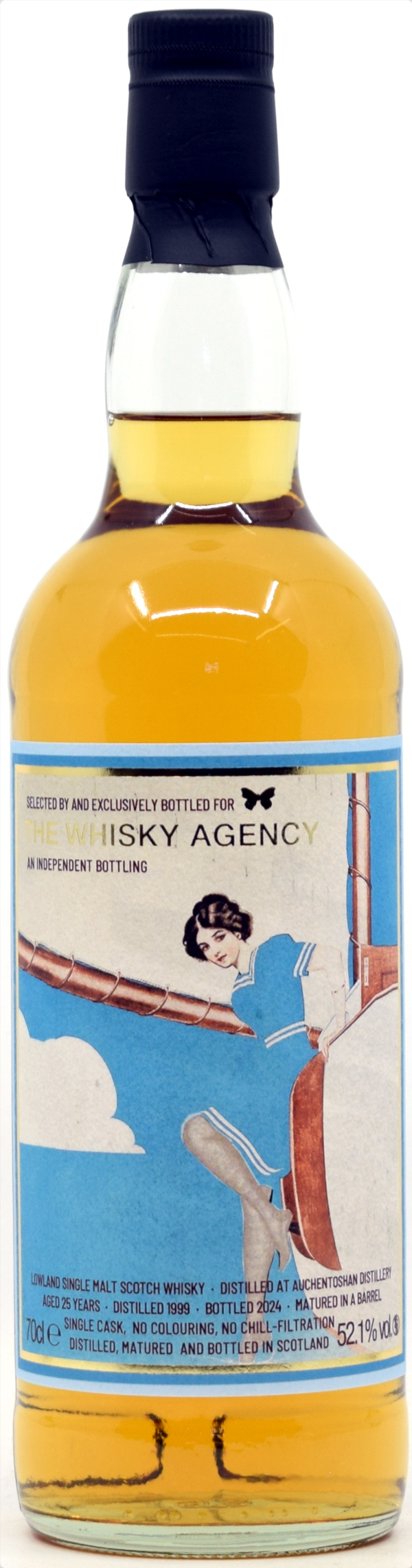 auchentishan_1999_twa Auchentoshan 25 Jahre 1999/2024 The Whisky Agency 52,1% vol.