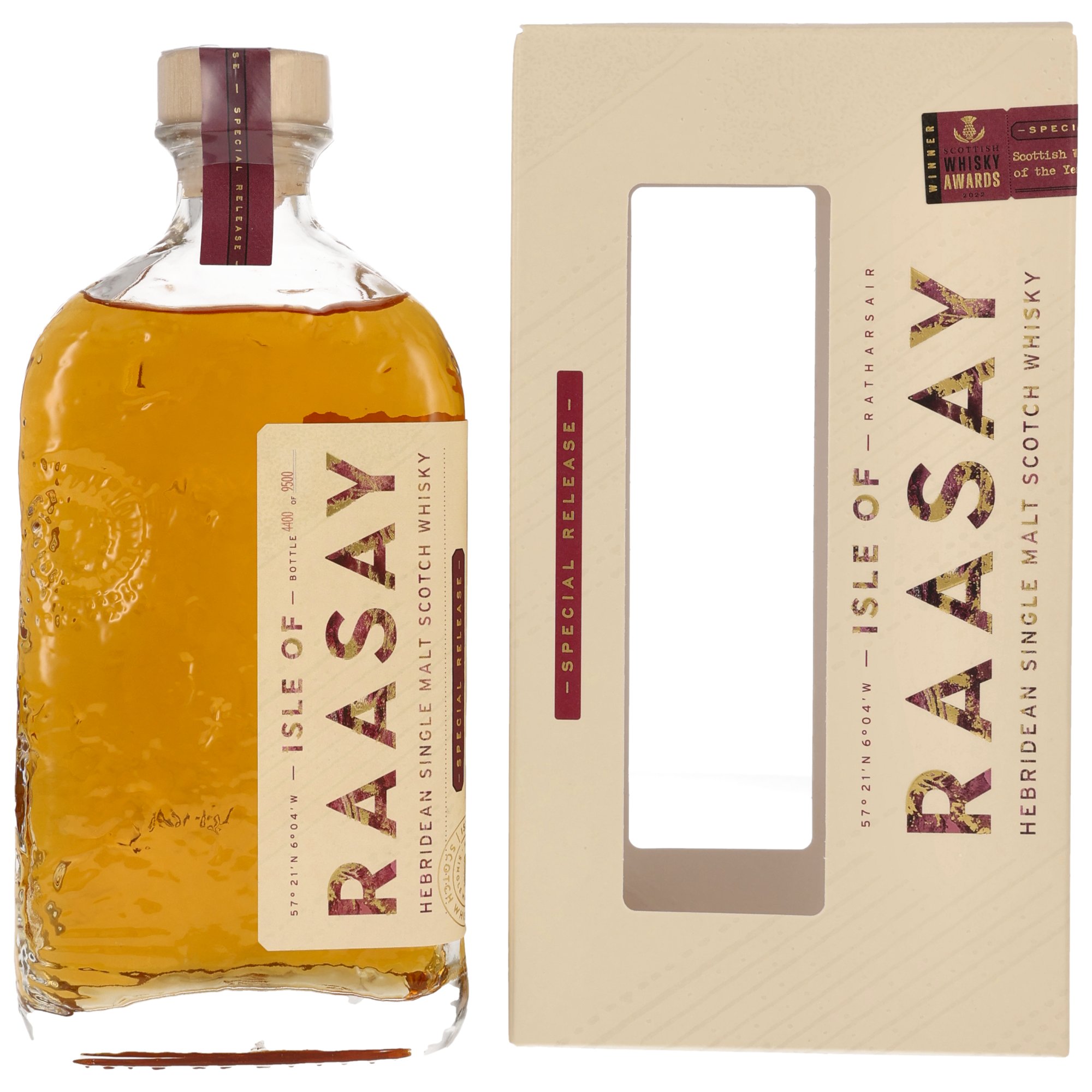Isle-of-Raasay-2018_2023 Isle of Raasay 2018/2023 Scottish Distillery of the Year Edition 50,7% vol.