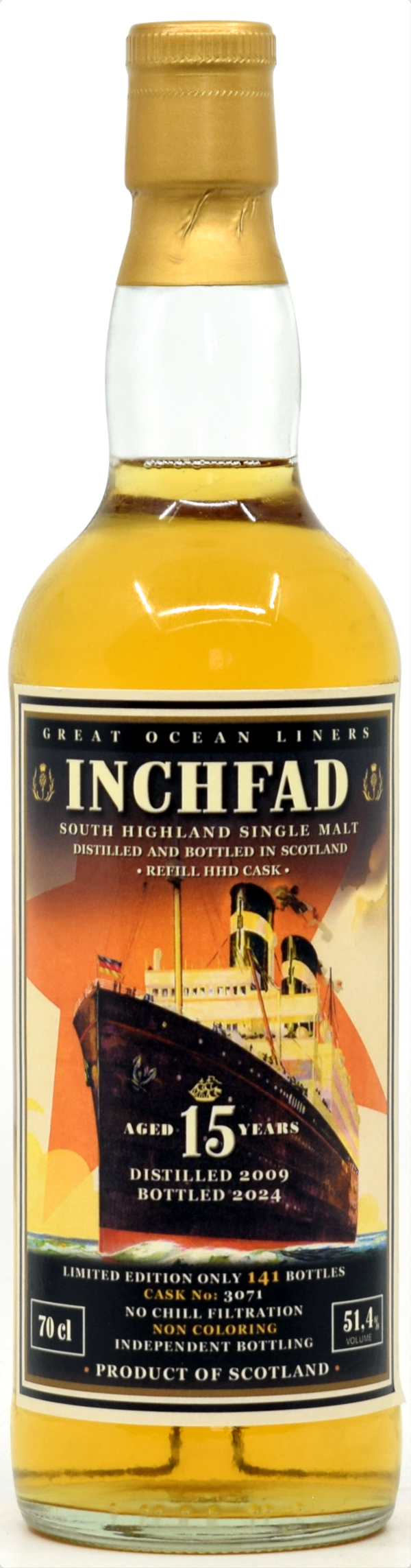 inchfad_15_jw Inchfad 15 Jahre 2009/2024 Jack Wiebers Great Ocean Liners 51,4% vol