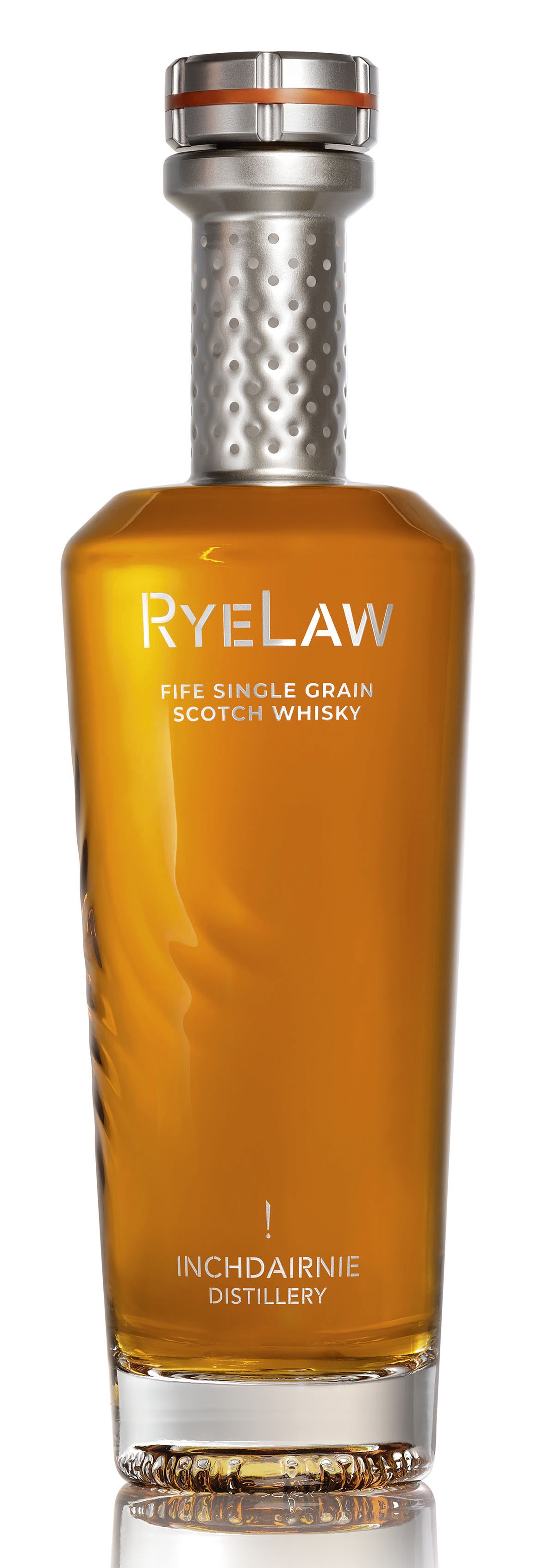 RyeLaw-Packshot-Black_outline InchDairnie RyeLaw Fife Single Grain 46,3% vol.