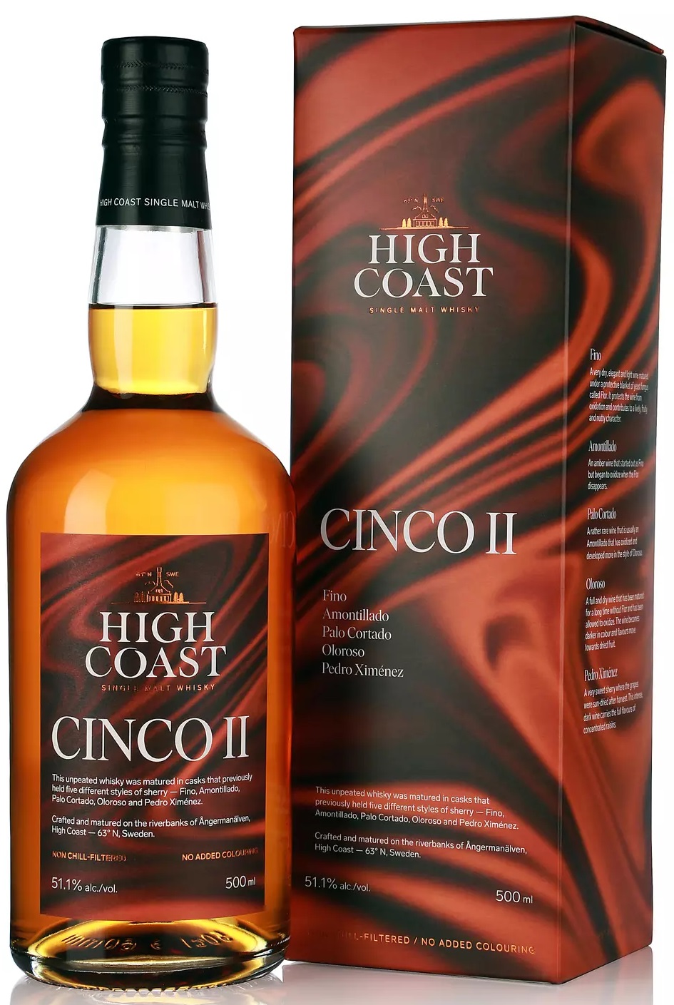 HC_Cinco_II High Coast Cinco II Sherry Casks 51,1% vol.