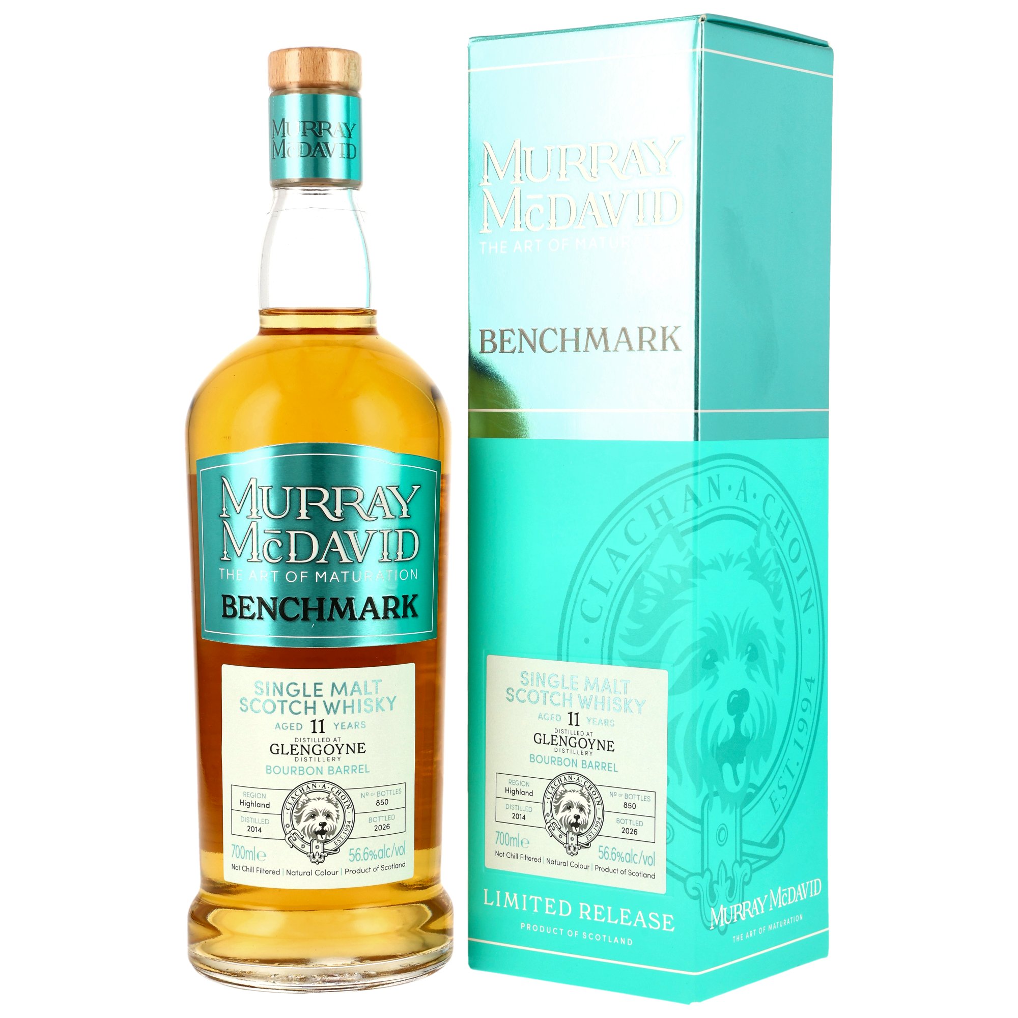 Glengoyne 11 Jahre 2014/2026 Bourbon Barrel Murray McDavid 56,6% vol.