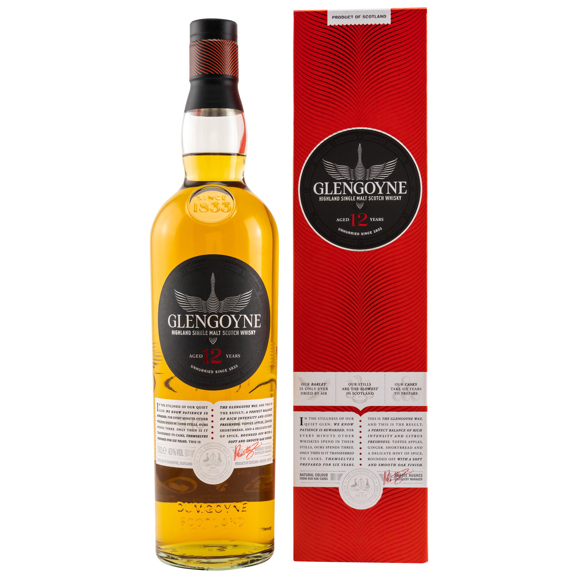 Glengoyne 12 Jahre 43% vol.