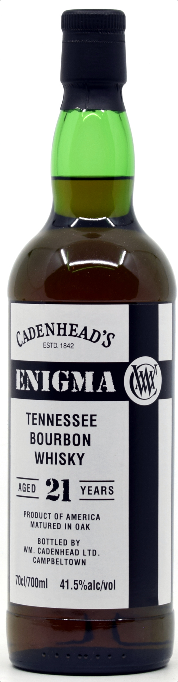 Enigma 21 Jahre 2003/2025 Tennessee Bourbon Cadenhead's 41,5% vol.