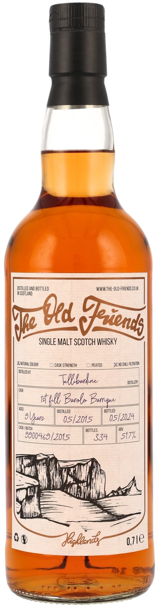 Tullibardine-201-Barolo-Barrique Tullibardine 2015/2024 1st Fill Barolo Barrique The Old Friends 51,7% vol