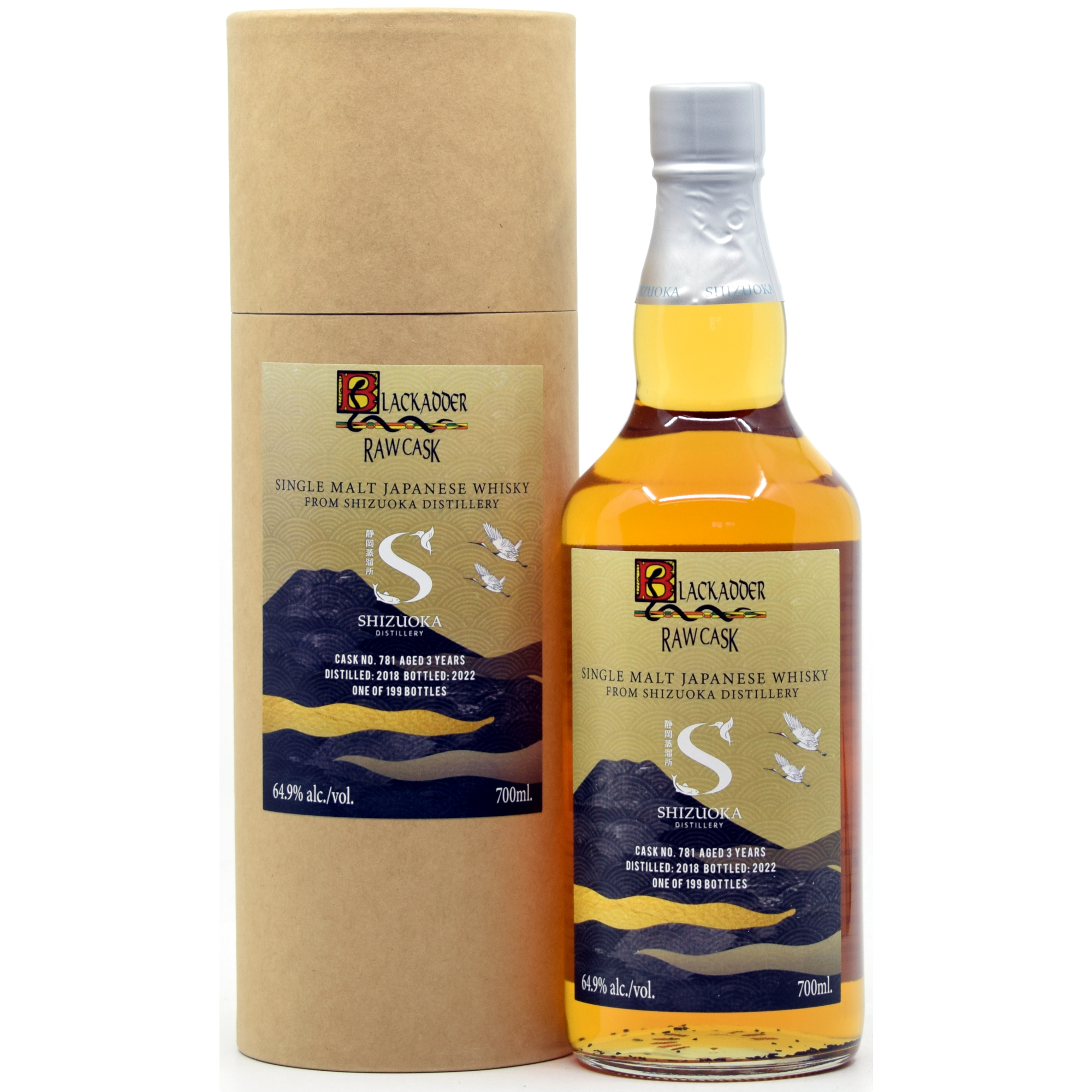 Shizuoka 2018/2022 Single Cask #781 for Blackadder 64,9% vol.