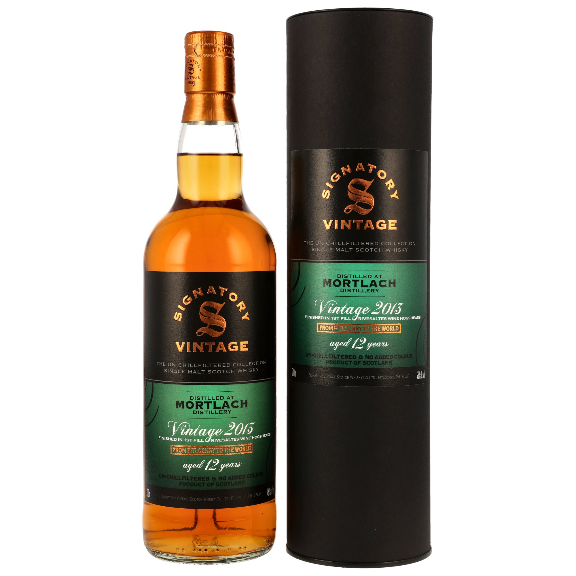 Mortlach 2013/2026 1st Fill Rivesaltes Signatory Vintage Un-Chillfiltered 46% vol.
