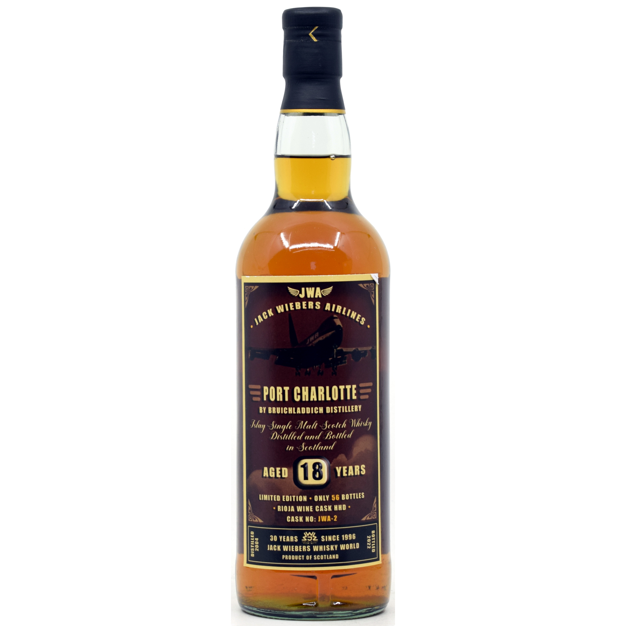 Port Charlotte 18 Jahre 2004/2026 Rioja Cask Jack Wiebers 49,4% vol.