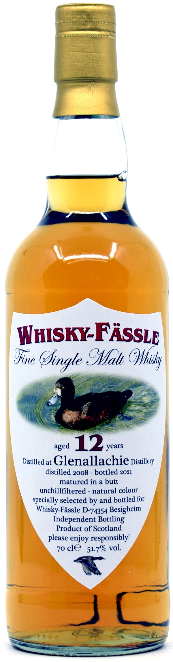 glenallachie_12_WF Glenallachie 12 Jahre 2008/2021 Sherry Cask Whisky-Fässle 51,7% vol.