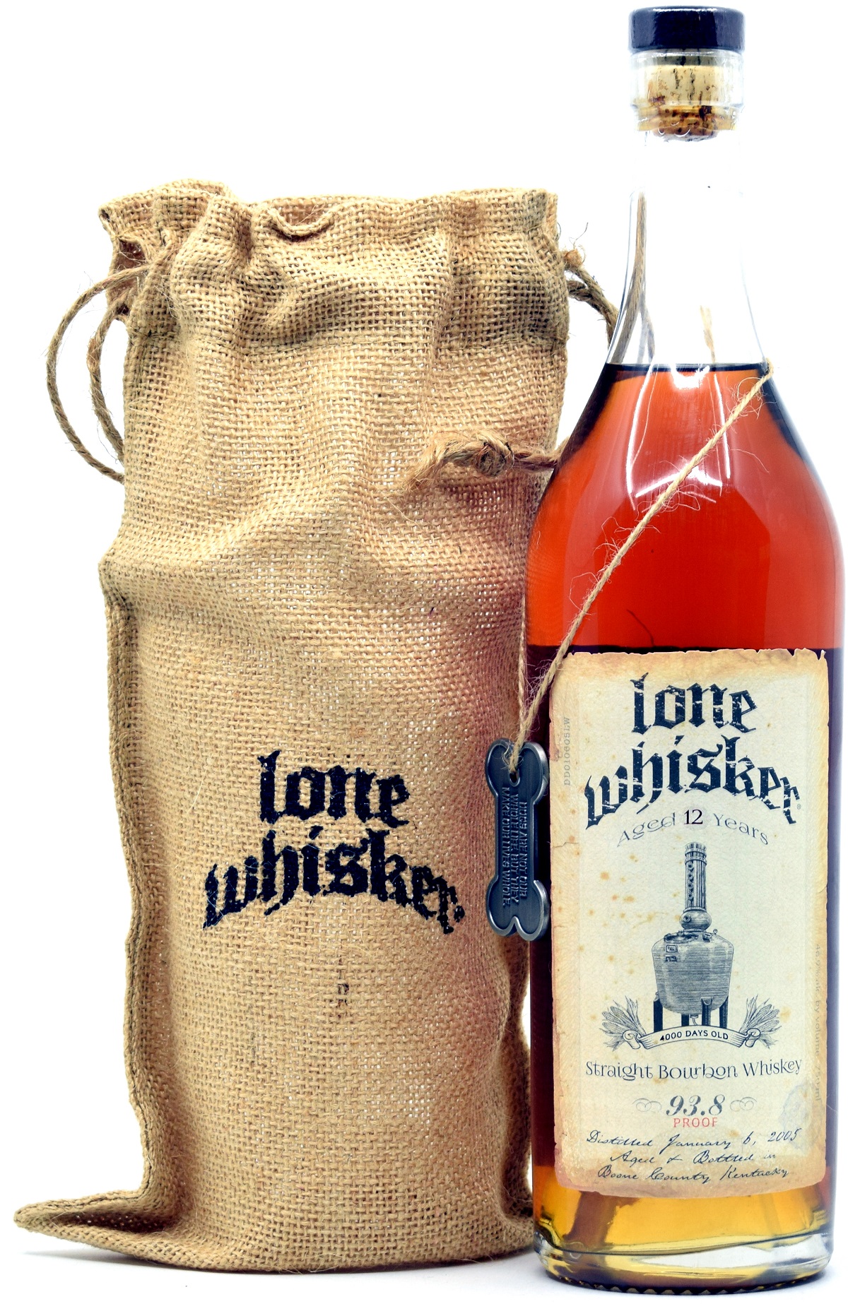 lone_whisker Lone Whisker 12 Jahre Kentucky Straight Bourbon Whiskey 46,9% vol.
