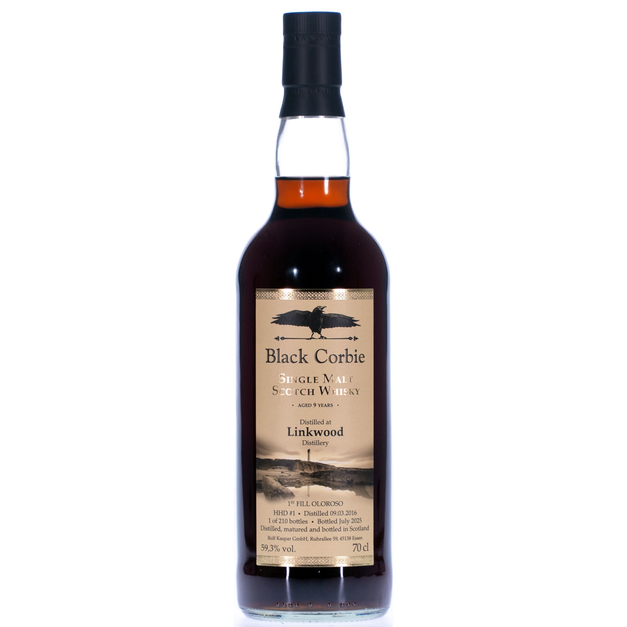 Linkwood 2016/2025 1st Fill Oloroso Sherry Cask #1 Black Corbie 59,3% vol.