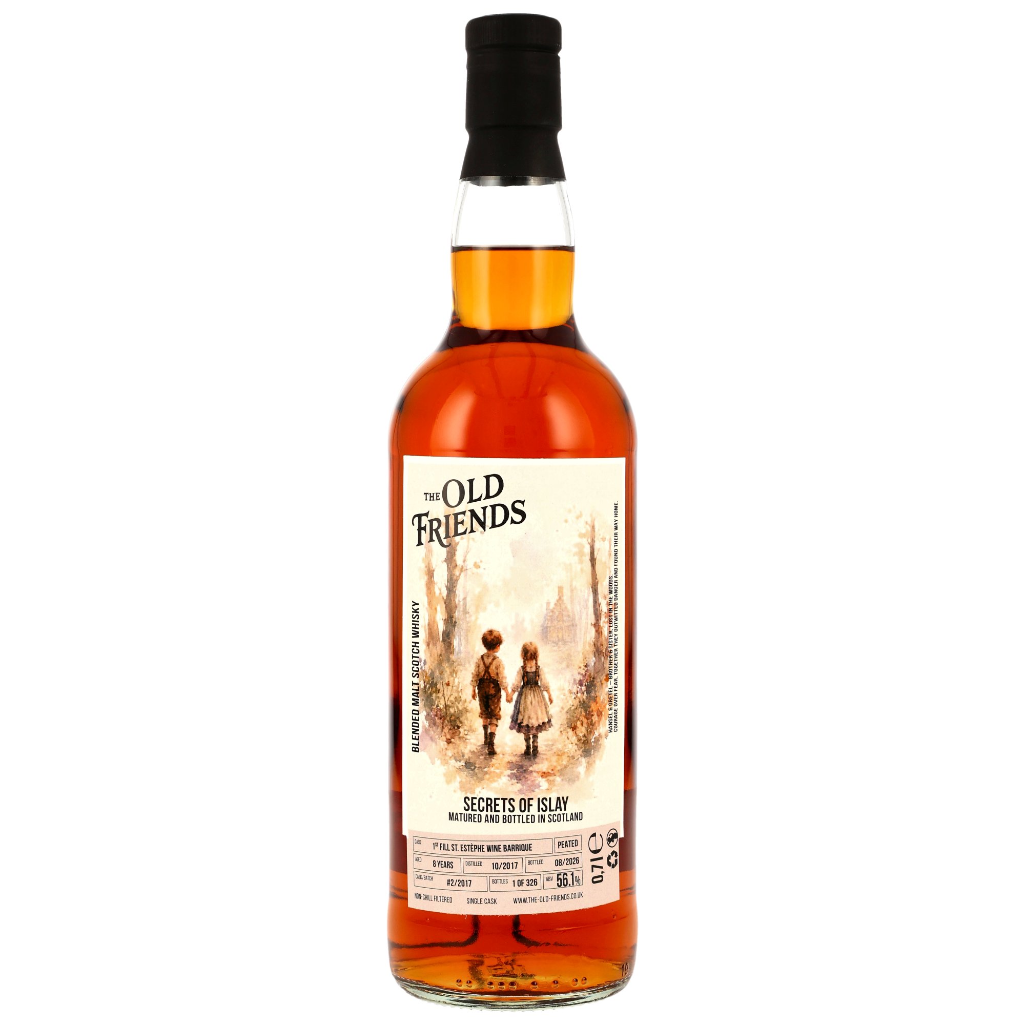 Secrets of Islay 2017/2026 1st Fill Estèphe Wine Barrique The Old Friends 56,1% vol.