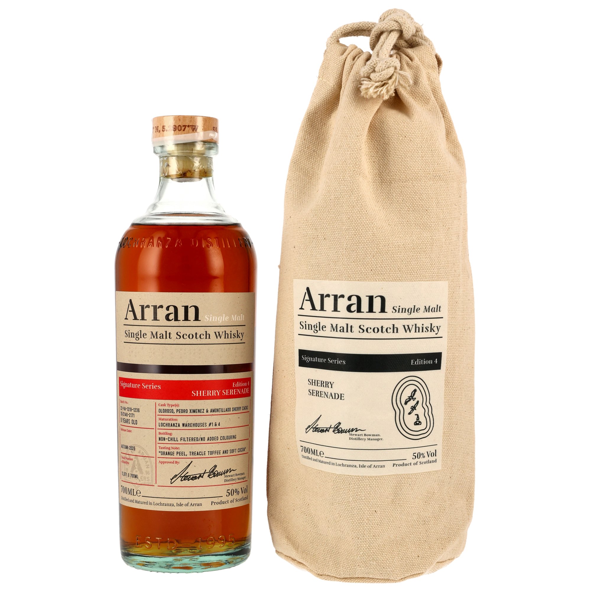 Arran 9 Jahre The Signature Series Edition 4 – Sherry Serenade 50% vol.