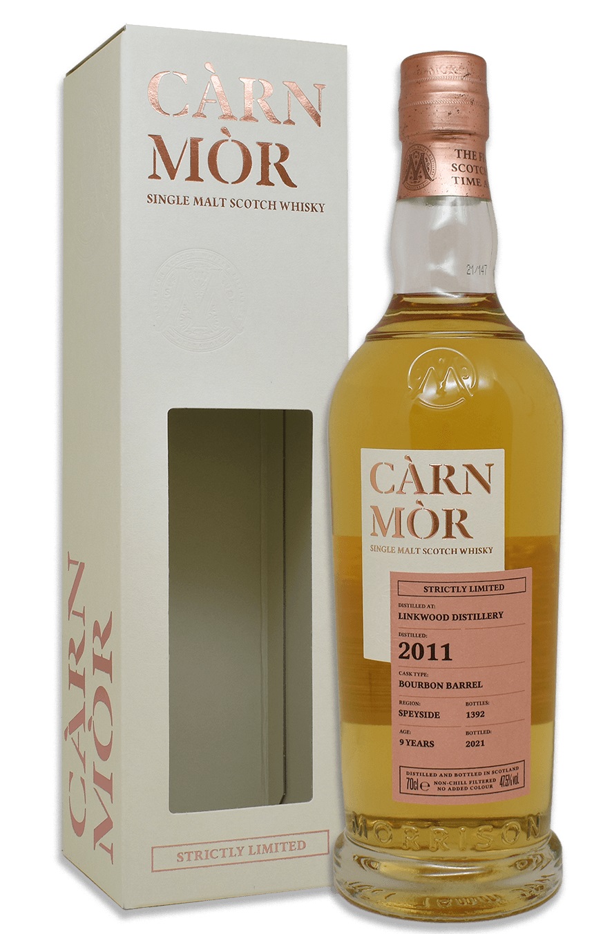 linkwood_2011_CM Linkwood 9 Jahre 2011/2021 Carn Mor Strictly Limited 47,5% vol.