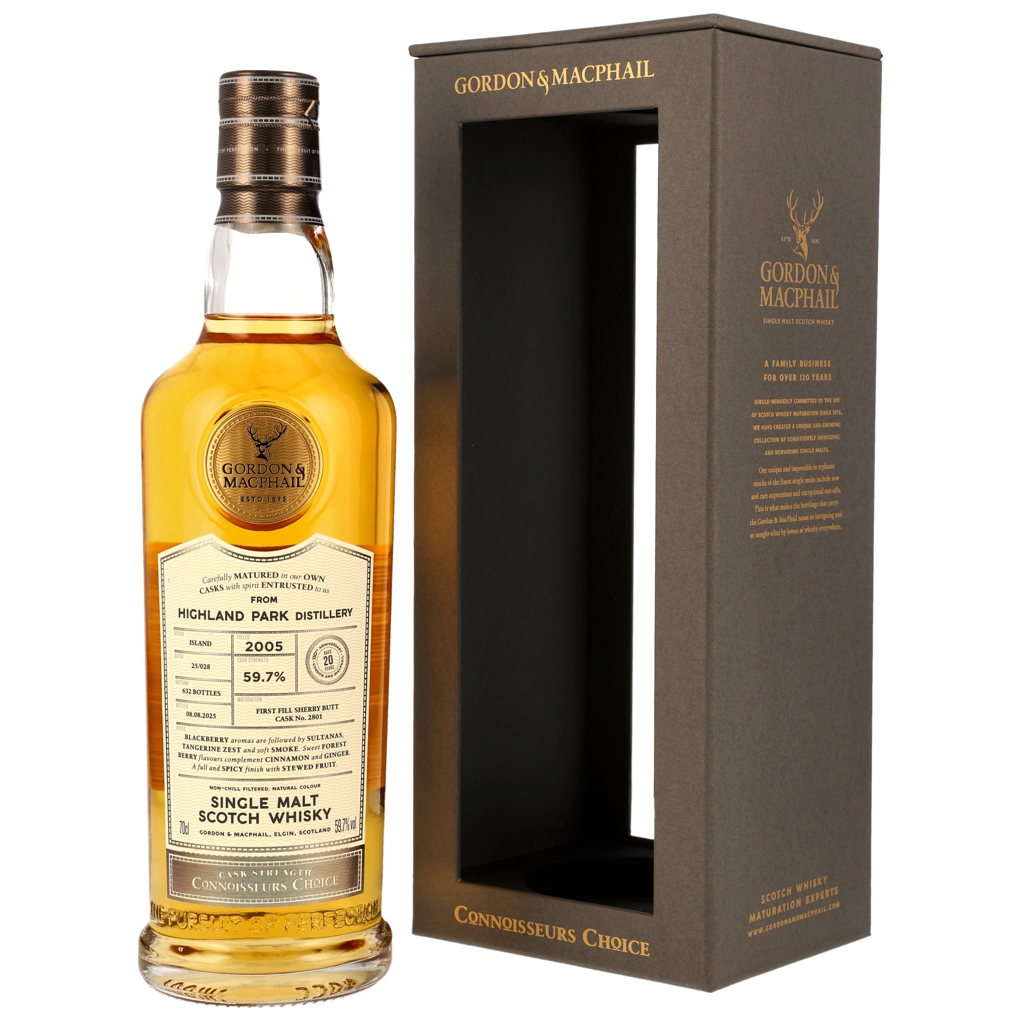 Highland Park 20 Jahre 2000/2025 Sherry Cask Gordon & MacPhail #2801 59,7% vol.