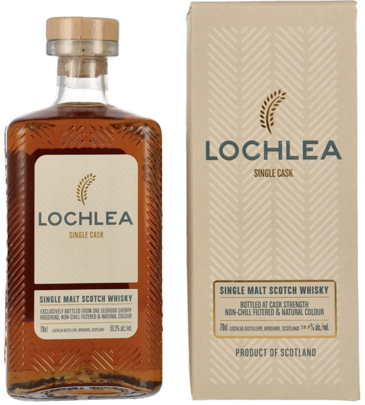 lochlea_single_cask Lochlea 2018/2023 Oloroso Sherry Single Cask #271 59,3% vol.
