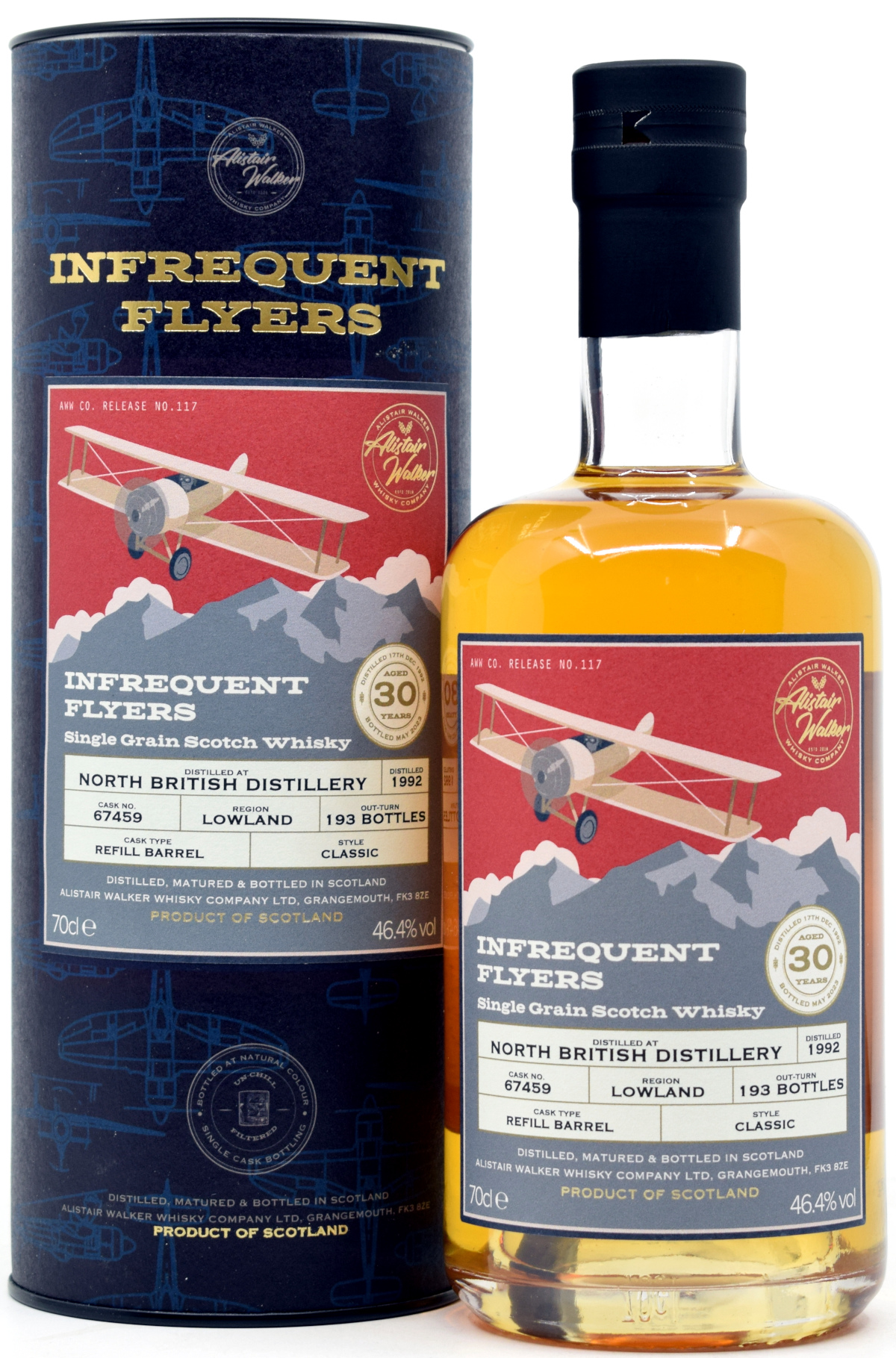 north_british_30_AWWC North British 30 Jahre 1992/2023 Alistair Walker Infrequent Flyers 46,4% vol.