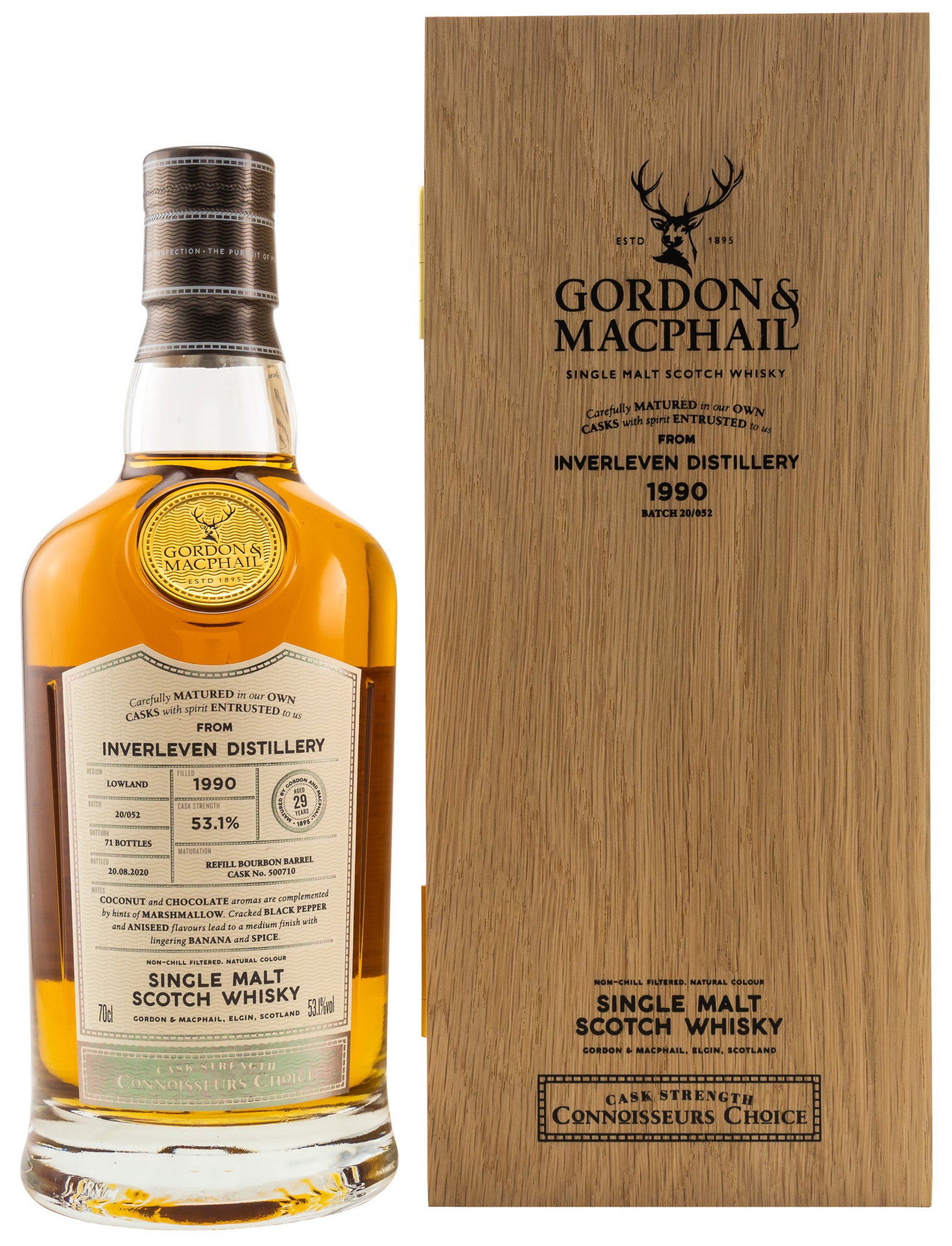 Inverleven 29 Jahre 1990/2020 Gordon & MacPhail Private Collection #500710 53,1% vol.